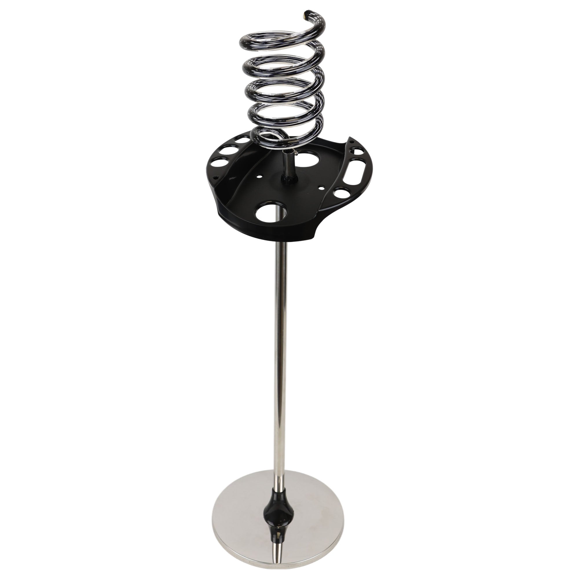 Eson - Hair Dryer Stand Acrylic Spiral Holder With Tray