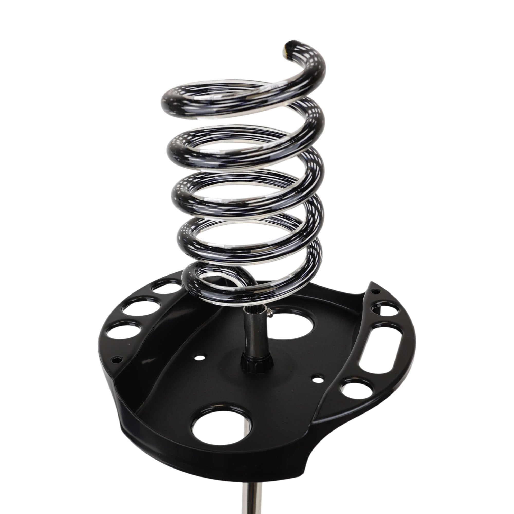Eson - Hair Dryer Stand Acrylic Spiral Holder With Tray
