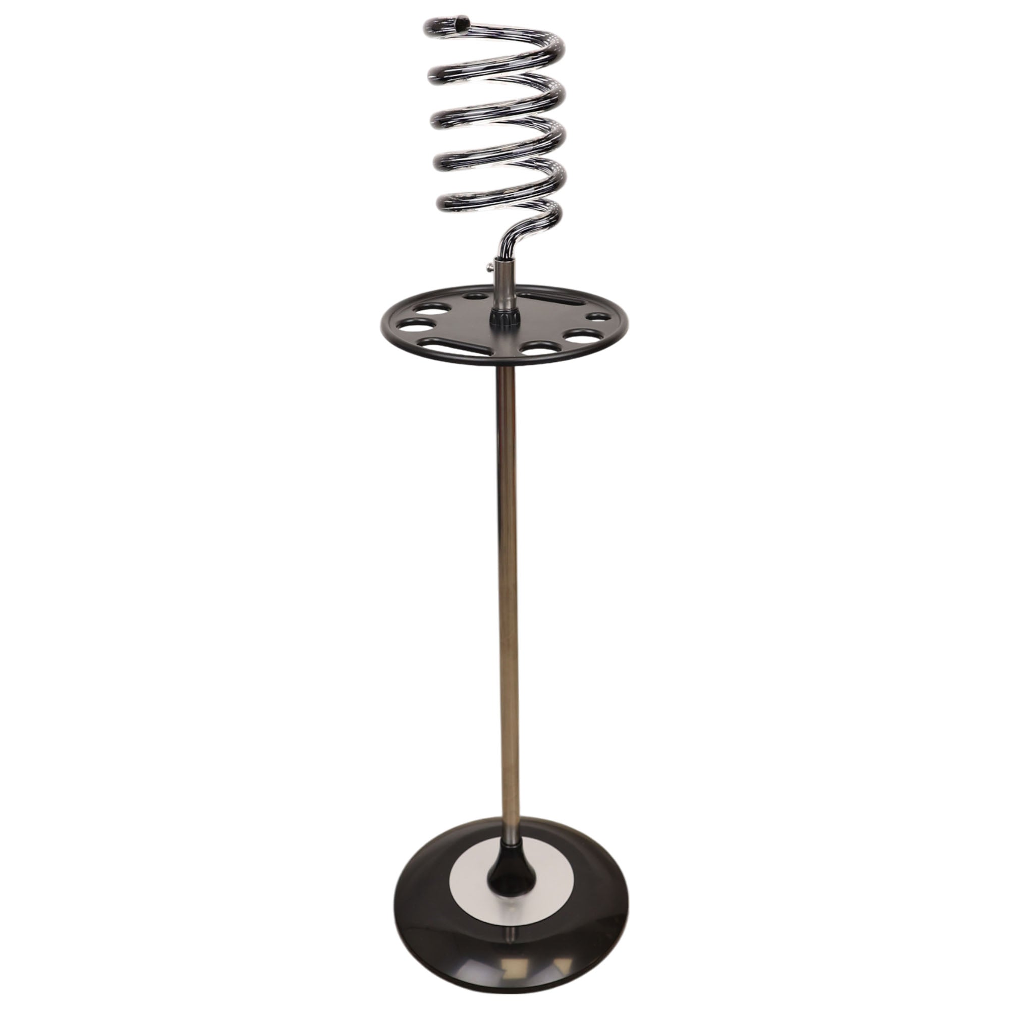 Eson - Hair Dryer Stand Acrylic Spiral Holder With Tray