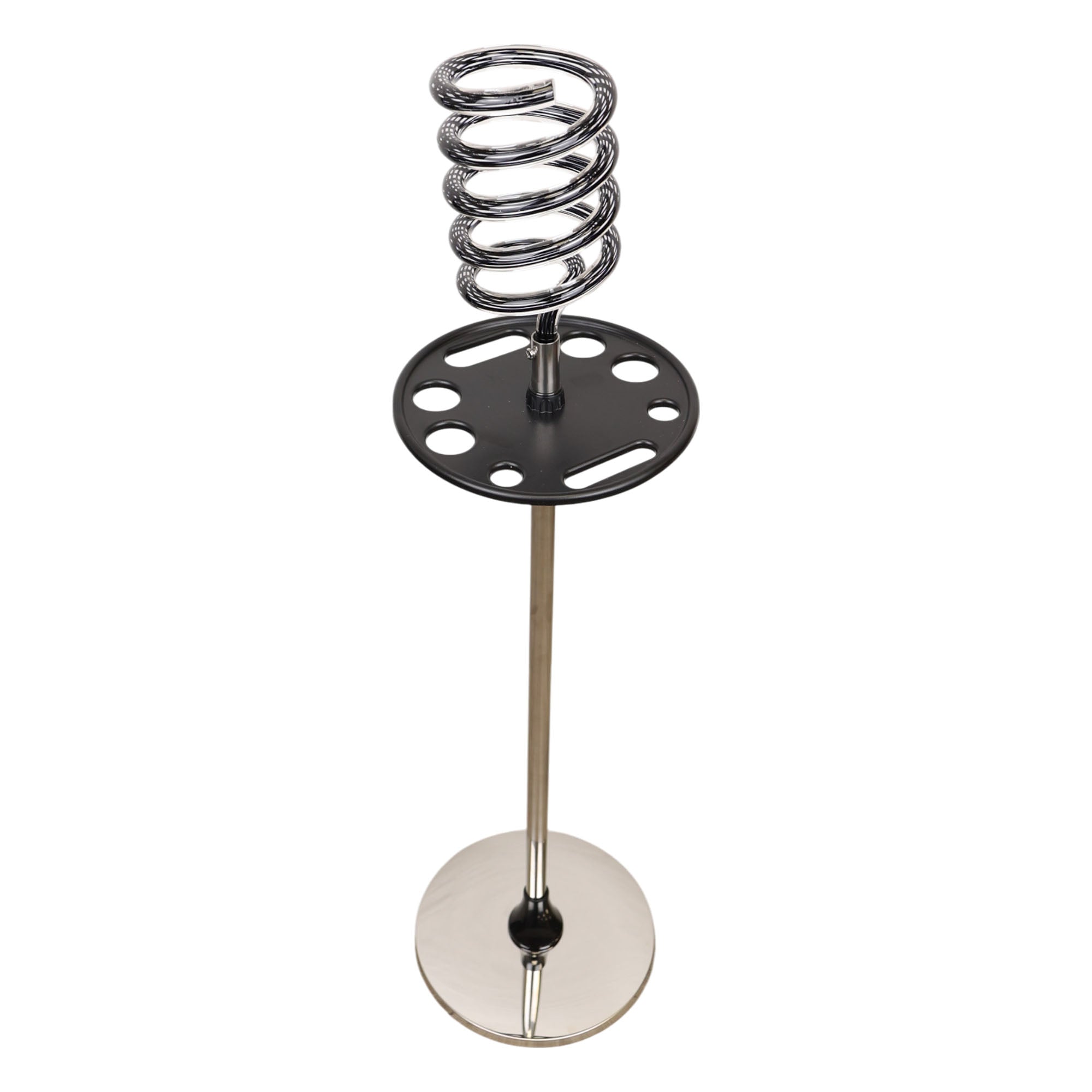 Eson - Hair Dryer Stand Acrylic Spiral Holder With Tray