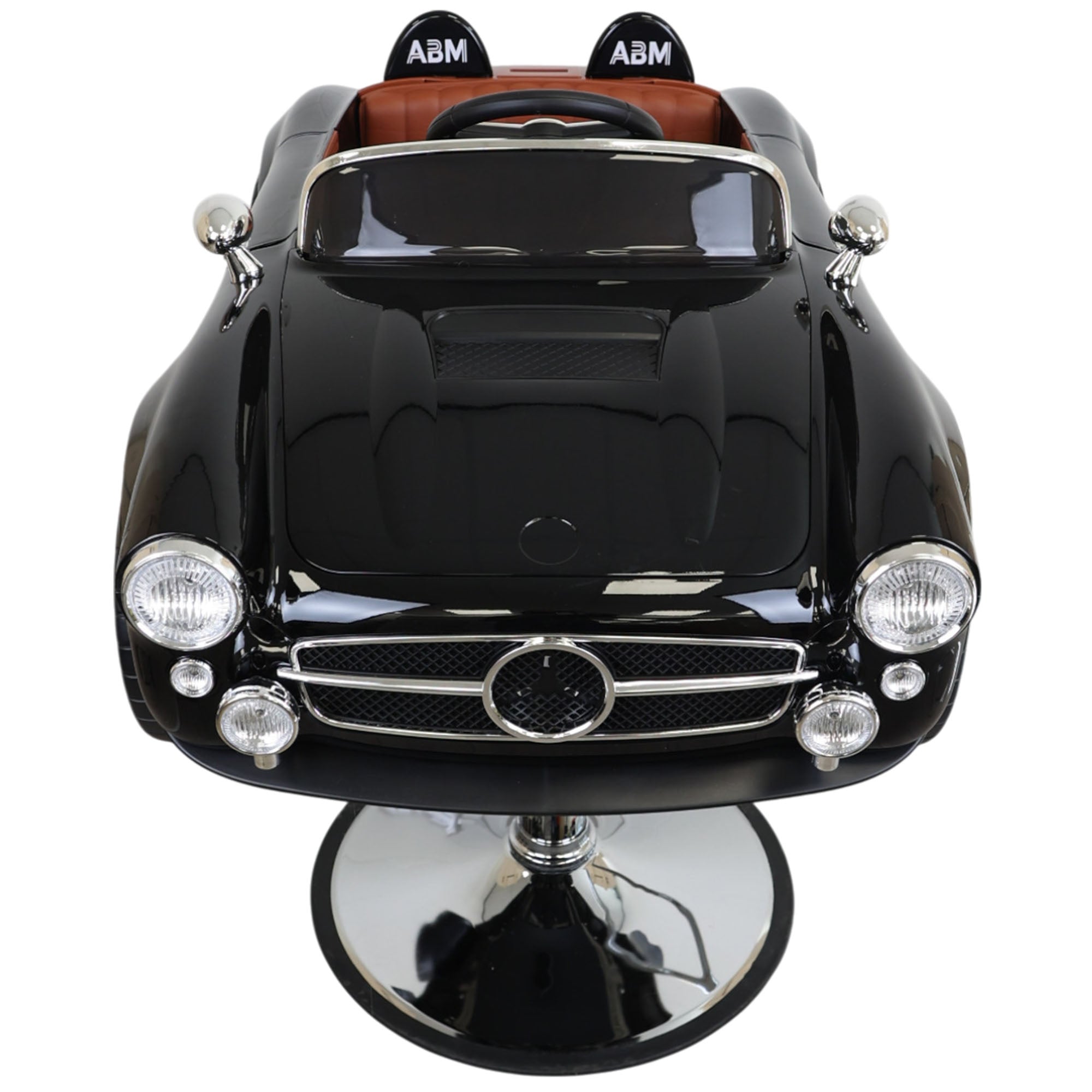 Kids Barber Chairs - Vintage Roadster Classic Black