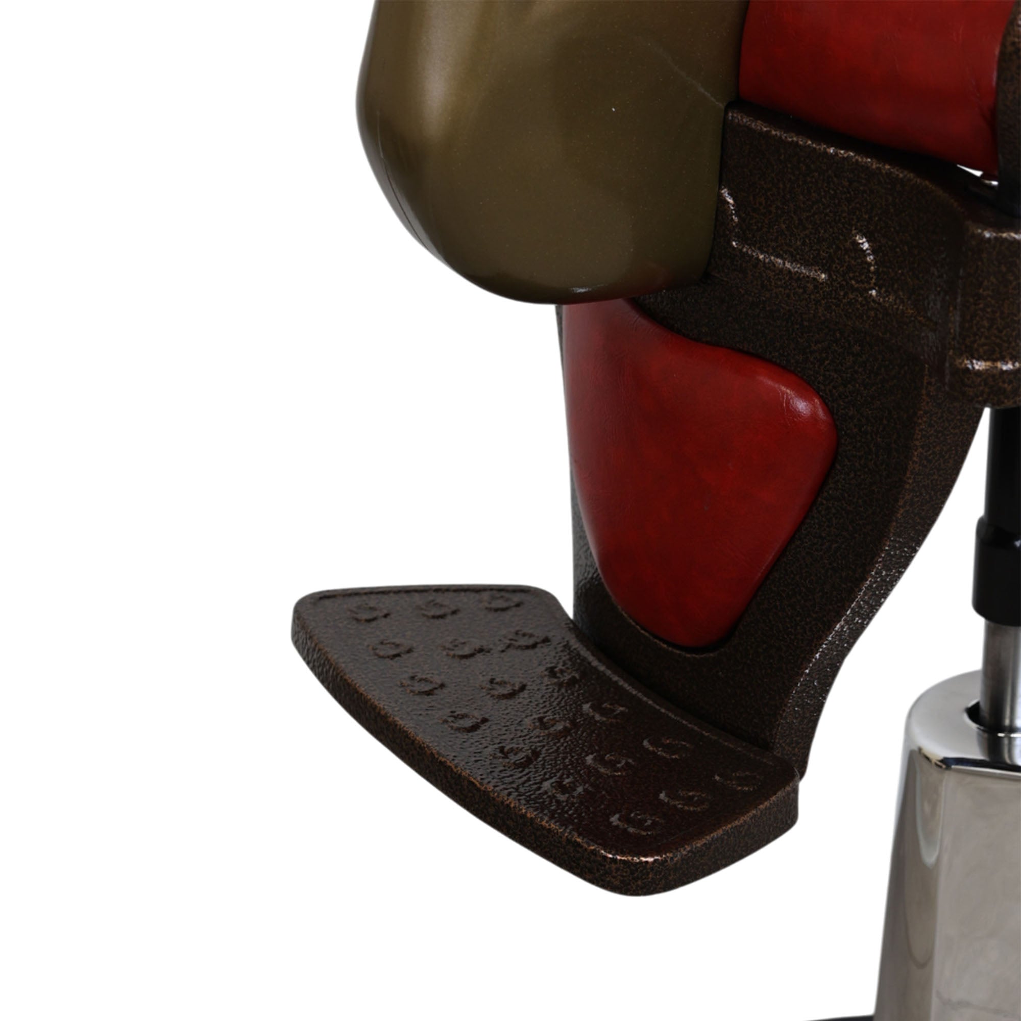 Kids Barber Chairs - Hydraulic Cartoon Horse Burgundy