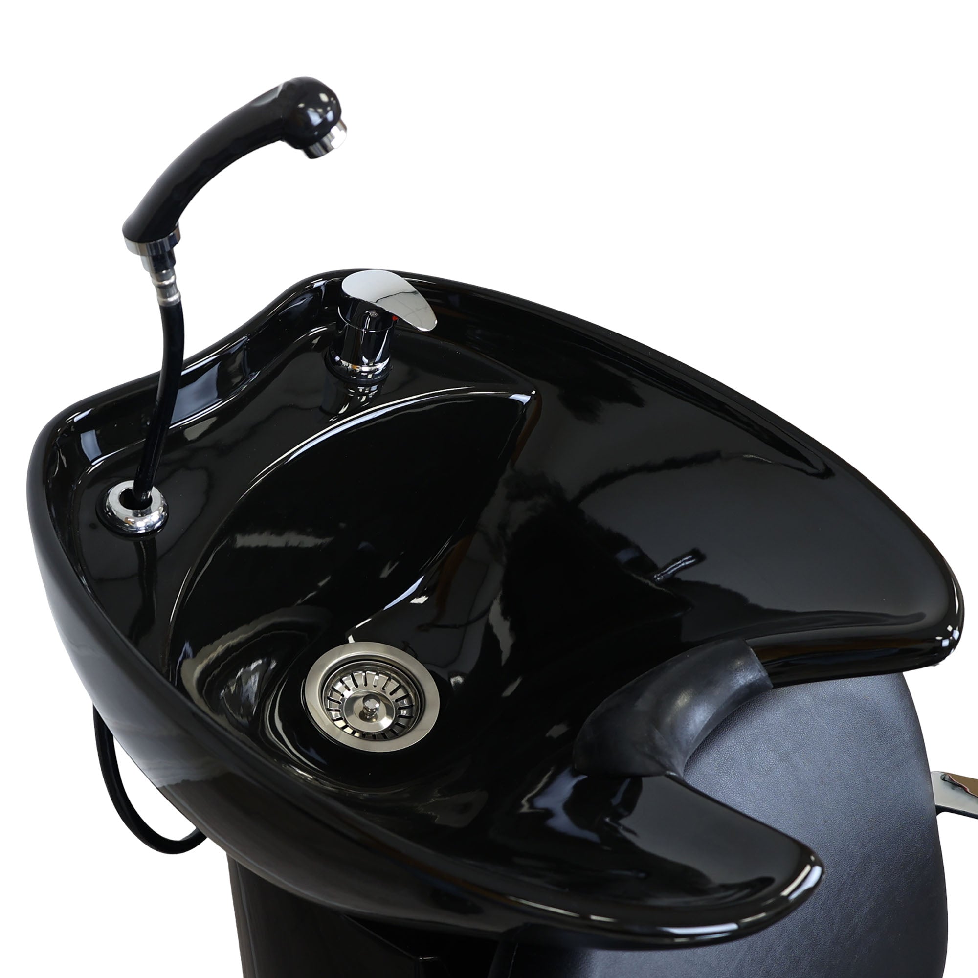Backwash Chair - Premium Contour Basin Adjustable Chair Black