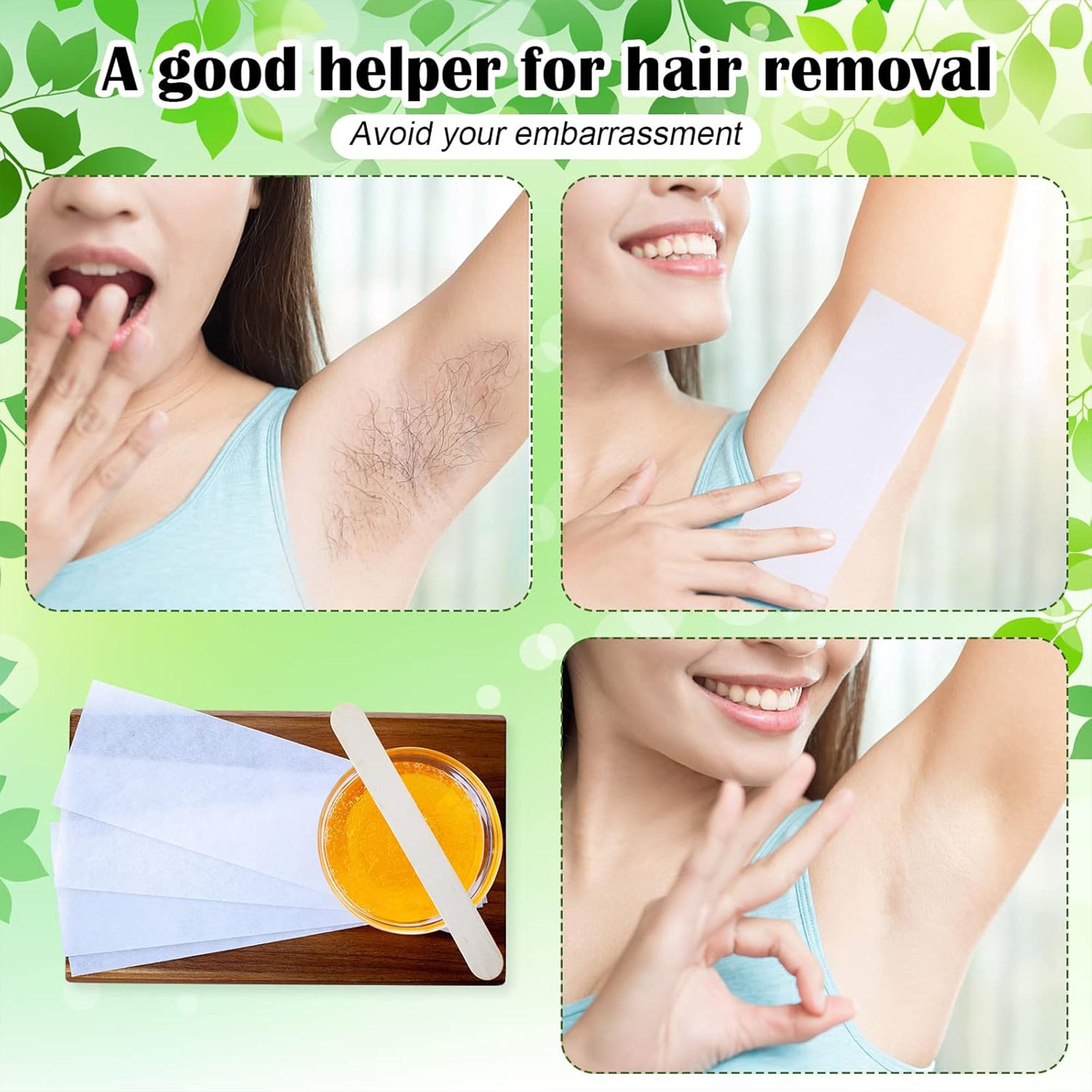 Eson - Wax Paper Strips For Depilation 100pcs