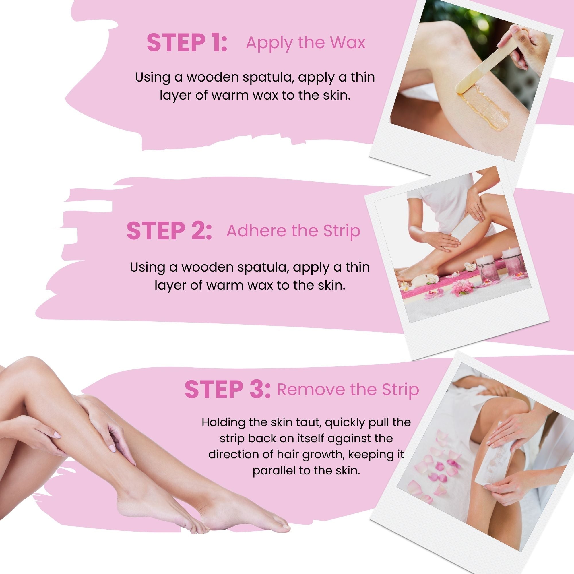 Eson - Professional Face & Body Waxing Strips (100 Pack)