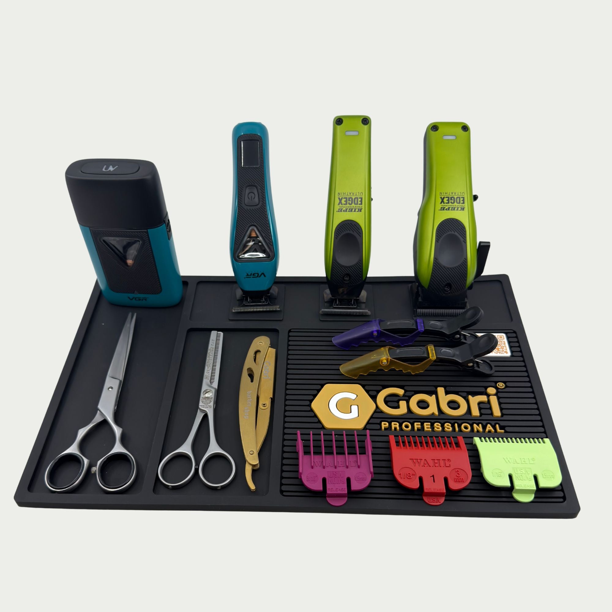 Gabri - Multifunctional Magnetic Barber Station Mat (23x36 cm)