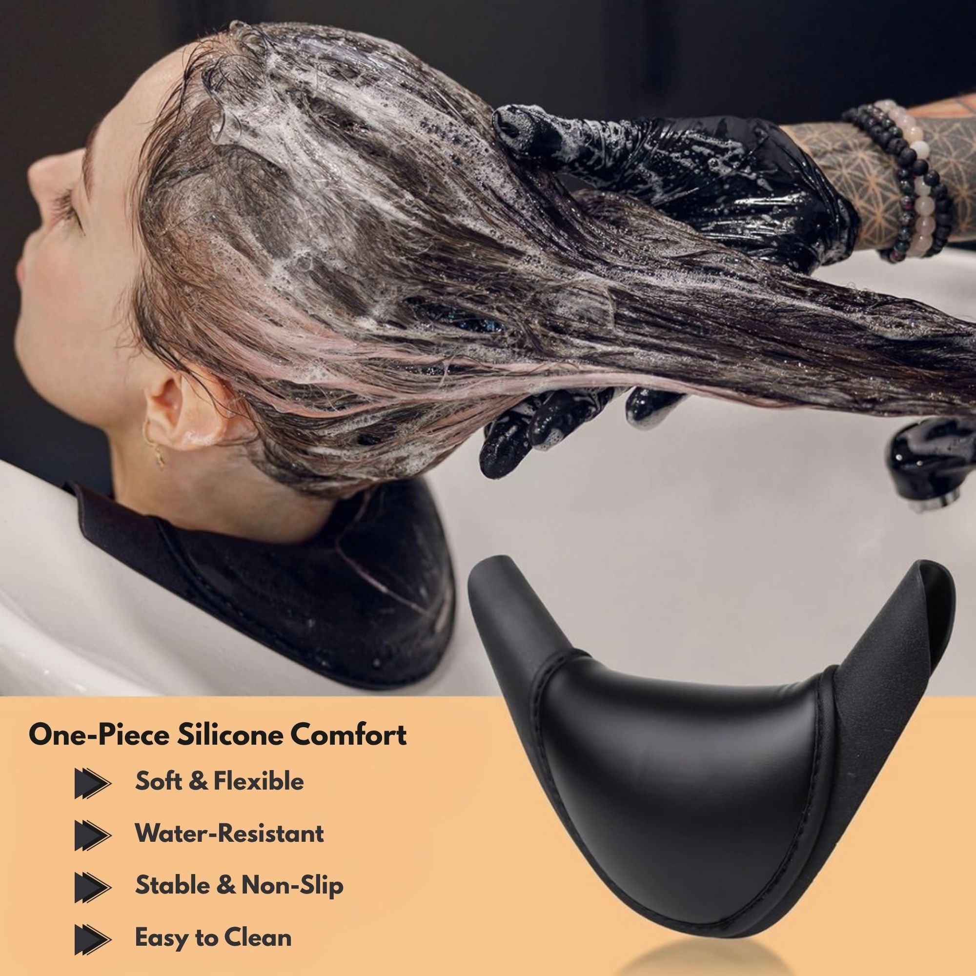 Eson - Portable Silicone Neck Rest for Salon Backwash Basins