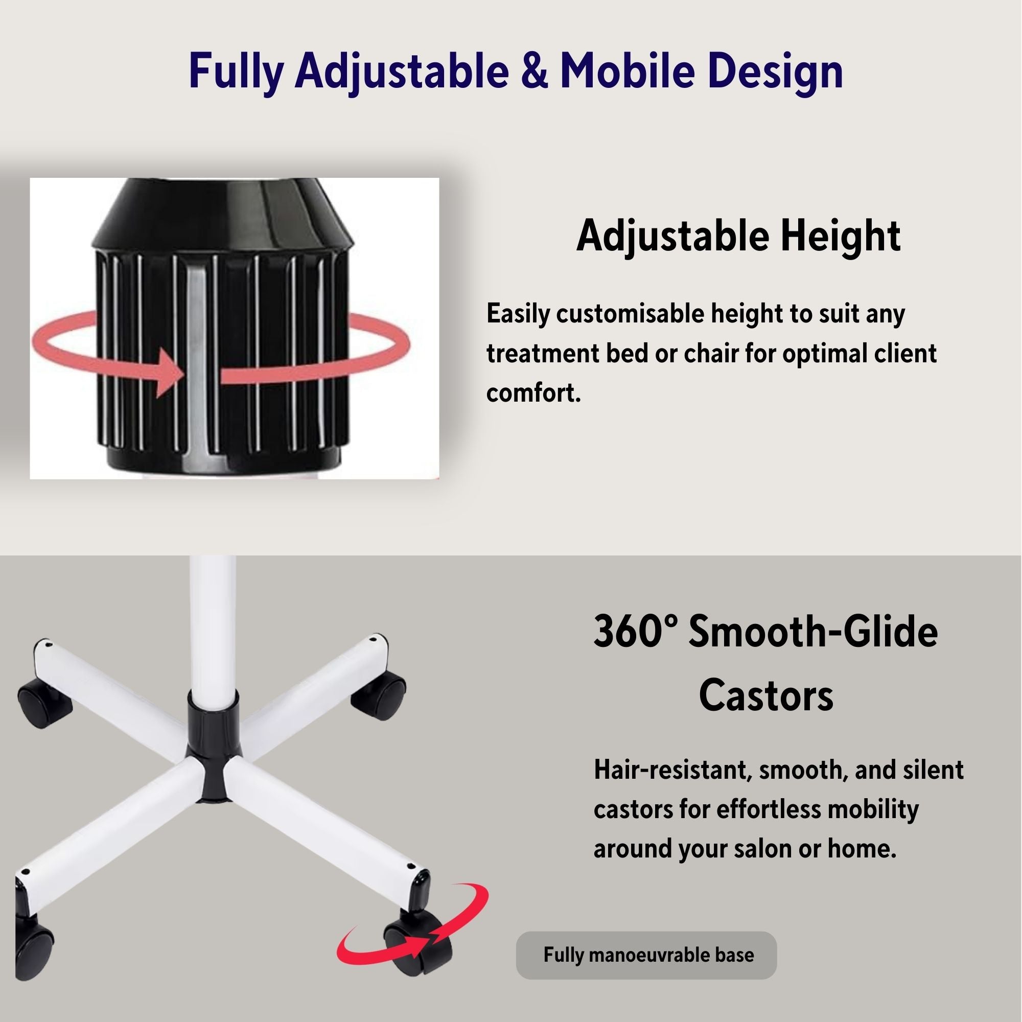 Gabri - Professional Dual Arm Facial Steamer - Independent Hot & Cold Mist with Aromatherapy