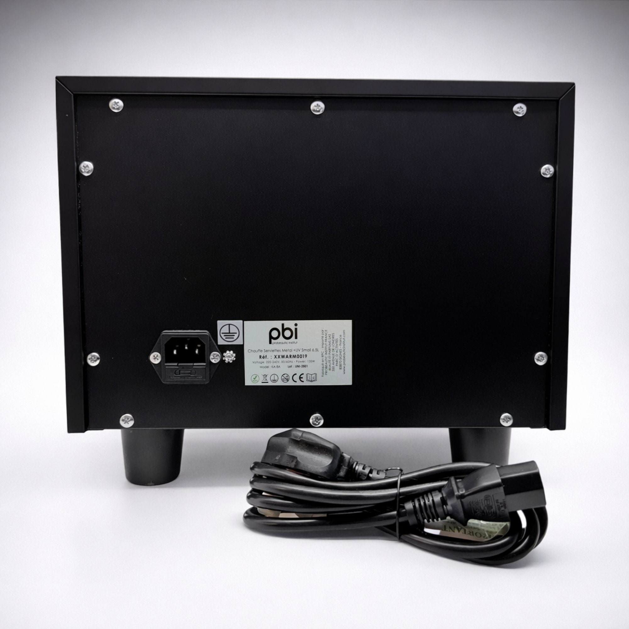 Eson - Hot Towel Warmer Cabinet with UV Steriliser & Viewing Window 6.5L Matte Black