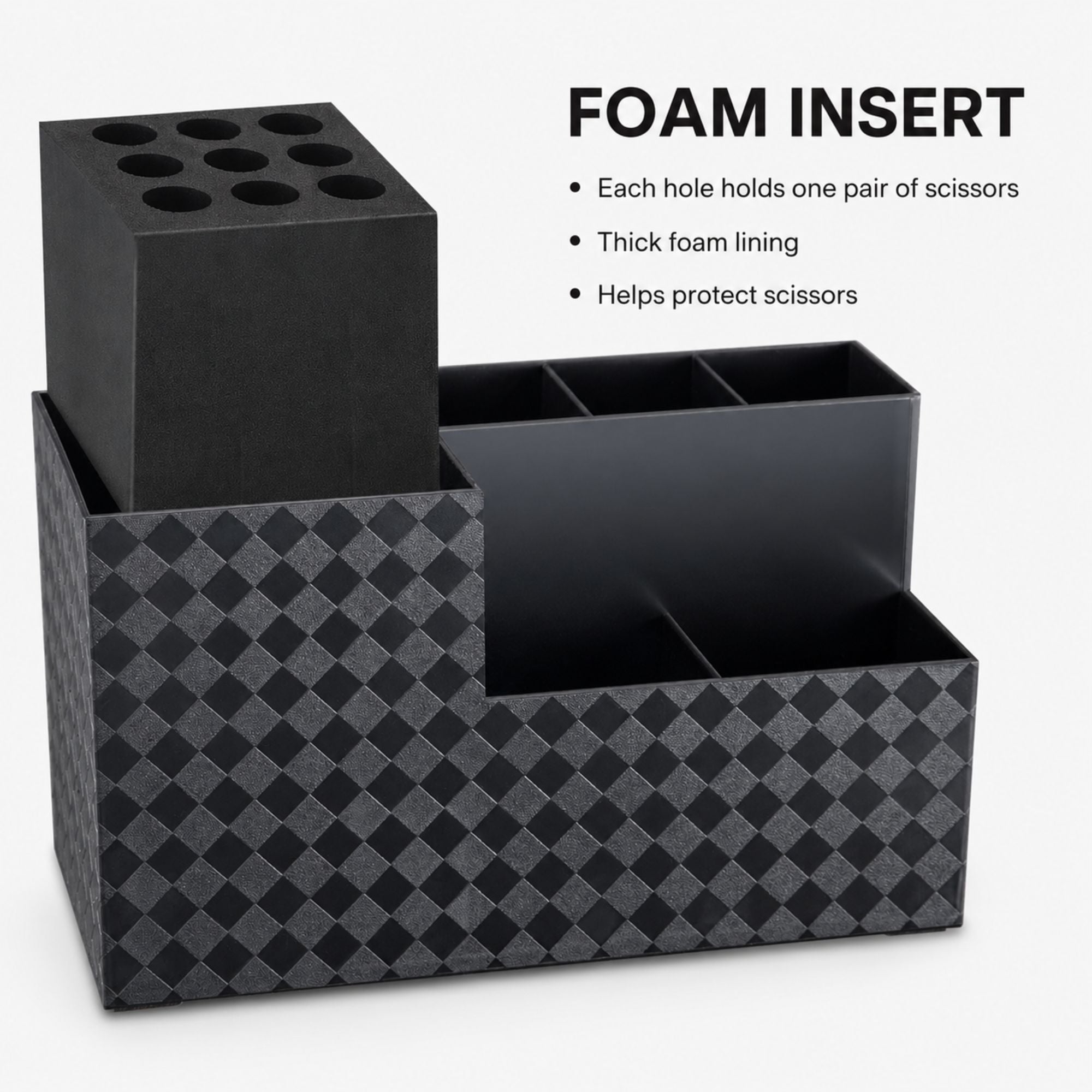 Eson - Scissor & Brush Holder Non-Slip Storage Box