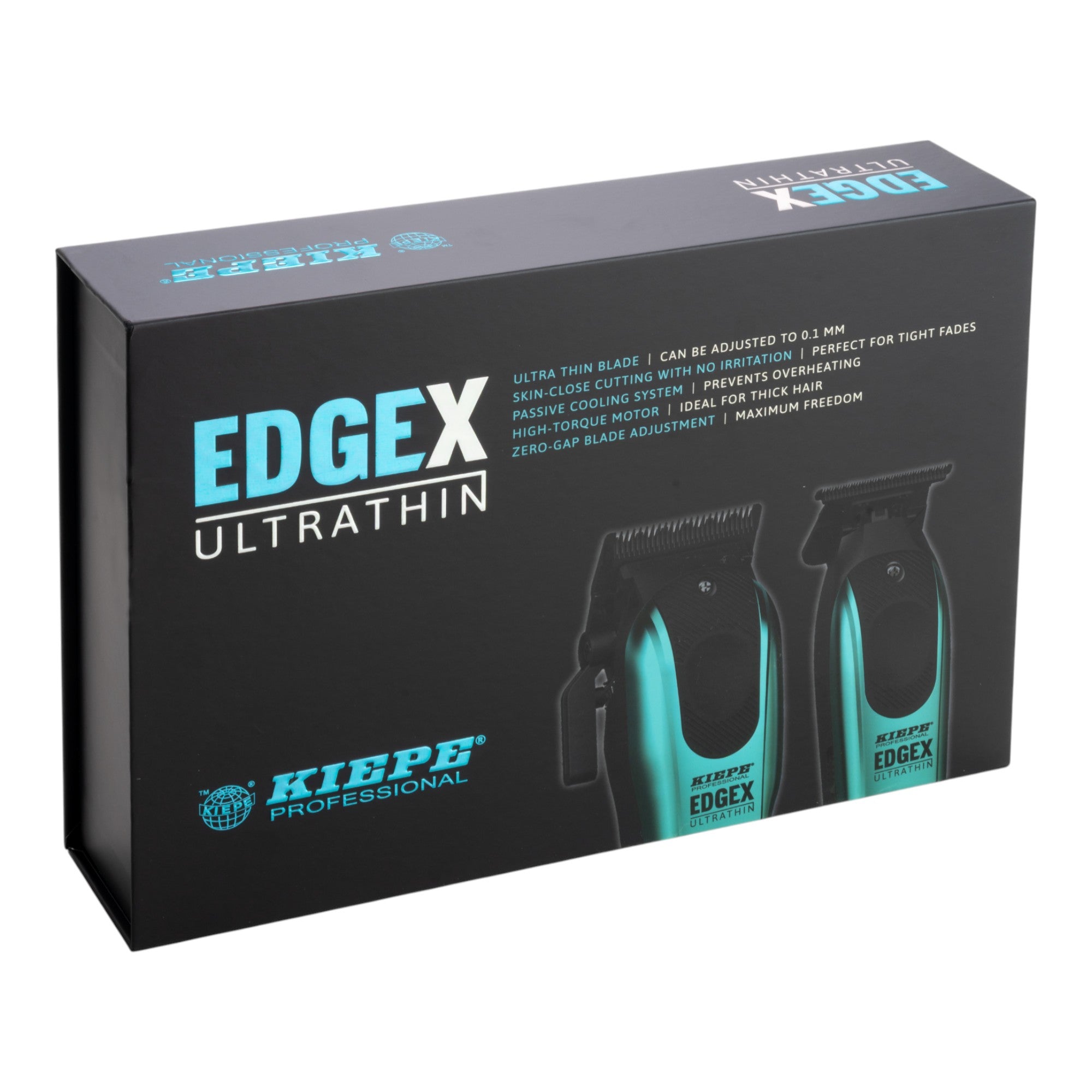 Kiepe - Professional Edge X Ultrathin Clipper & Trimmer Set - Teal