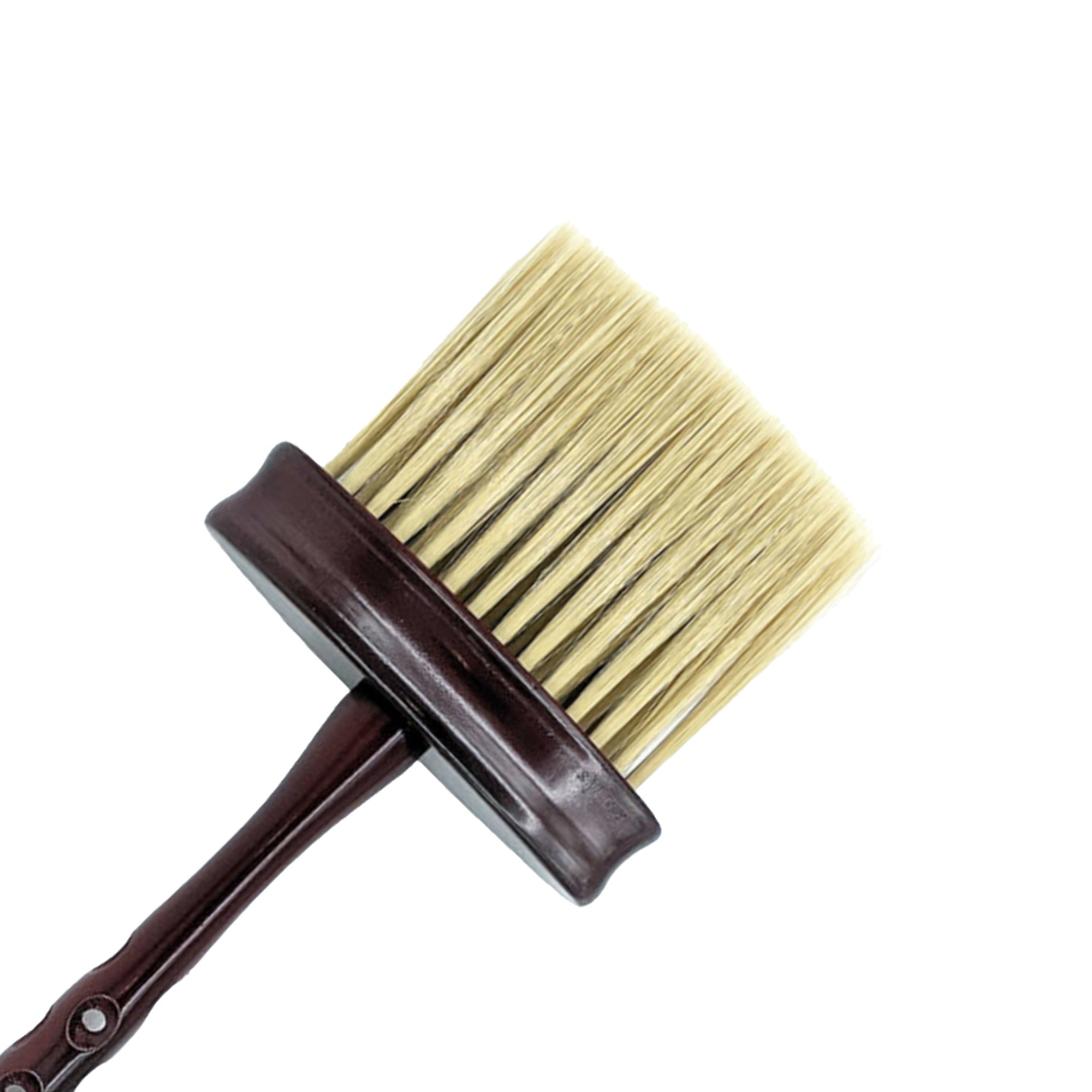 Eson - Long Handle Wooden Neck Duster Brush 25x10cm (Brown)