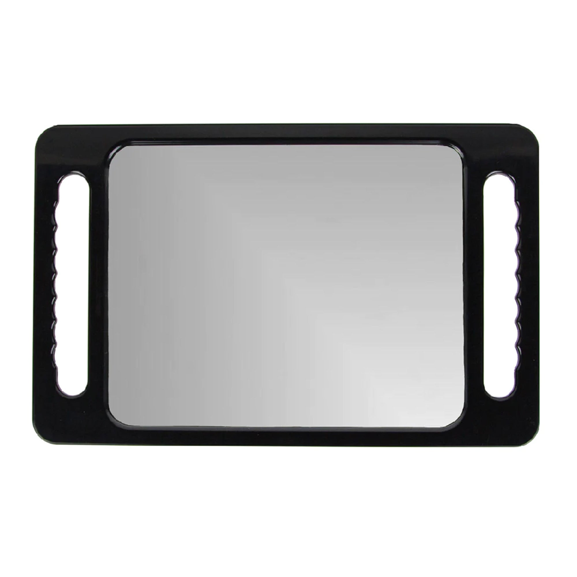 Eson - Two Handed Salon Mirror Plastic 40.6x25.4cm (Black)