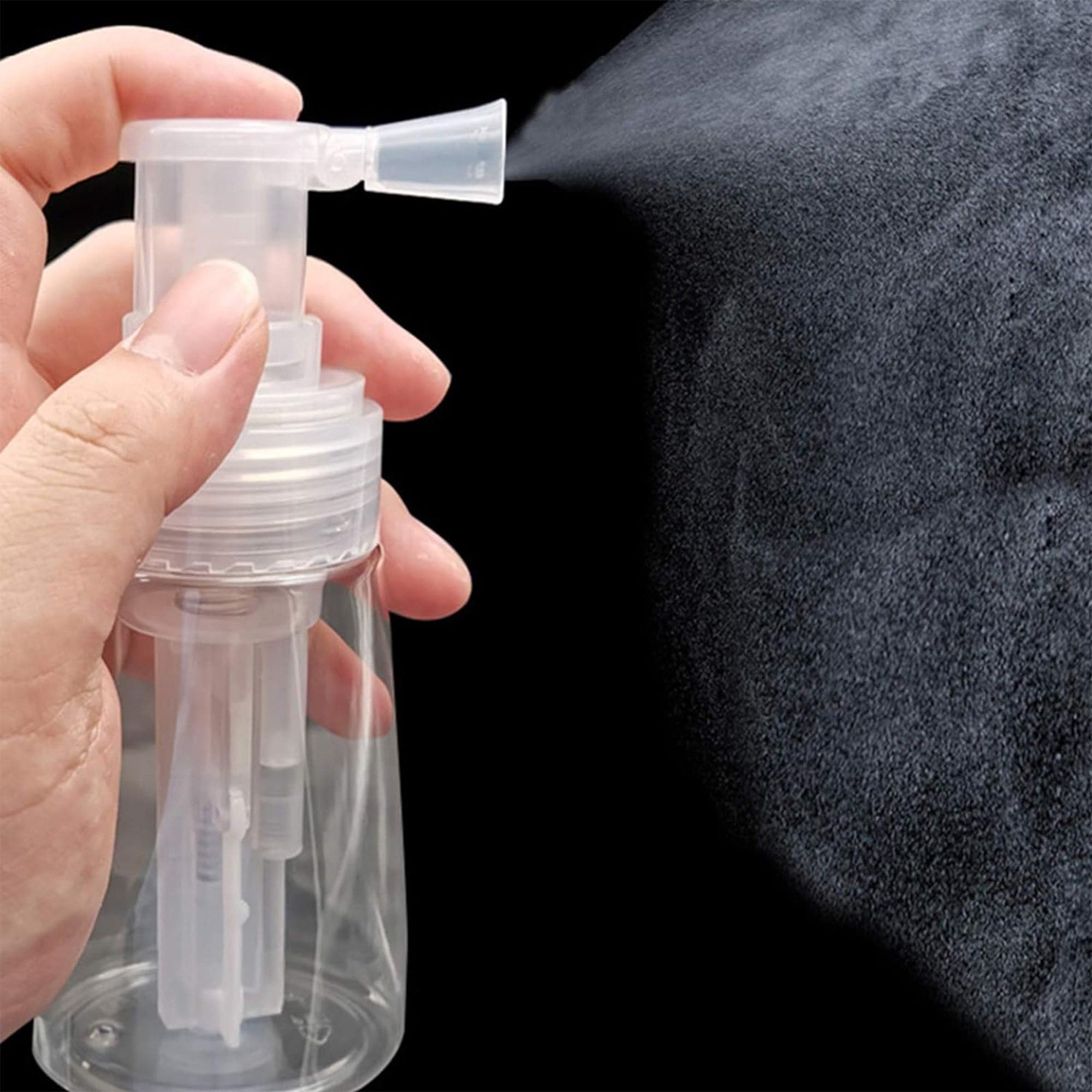 Eson - Powder Spray Bottle Empty Refillable Locking Nozzle 180ml