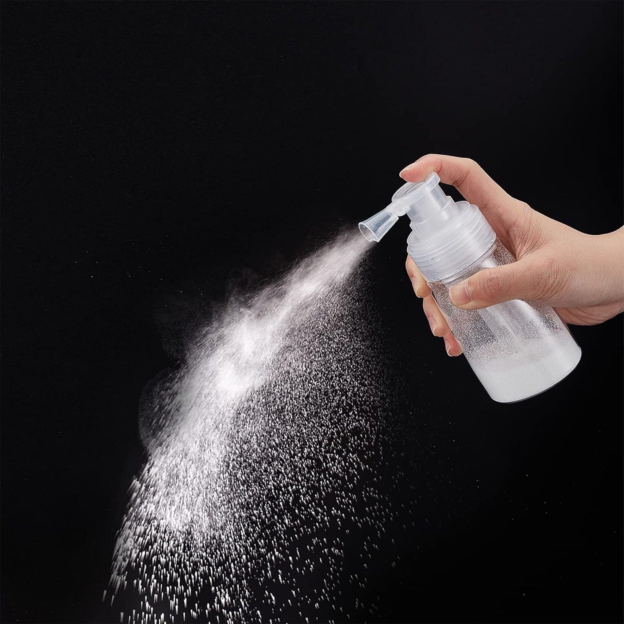 Eson - Powder Spray Bottle Empty Refillable Locking Nozzle 180ml