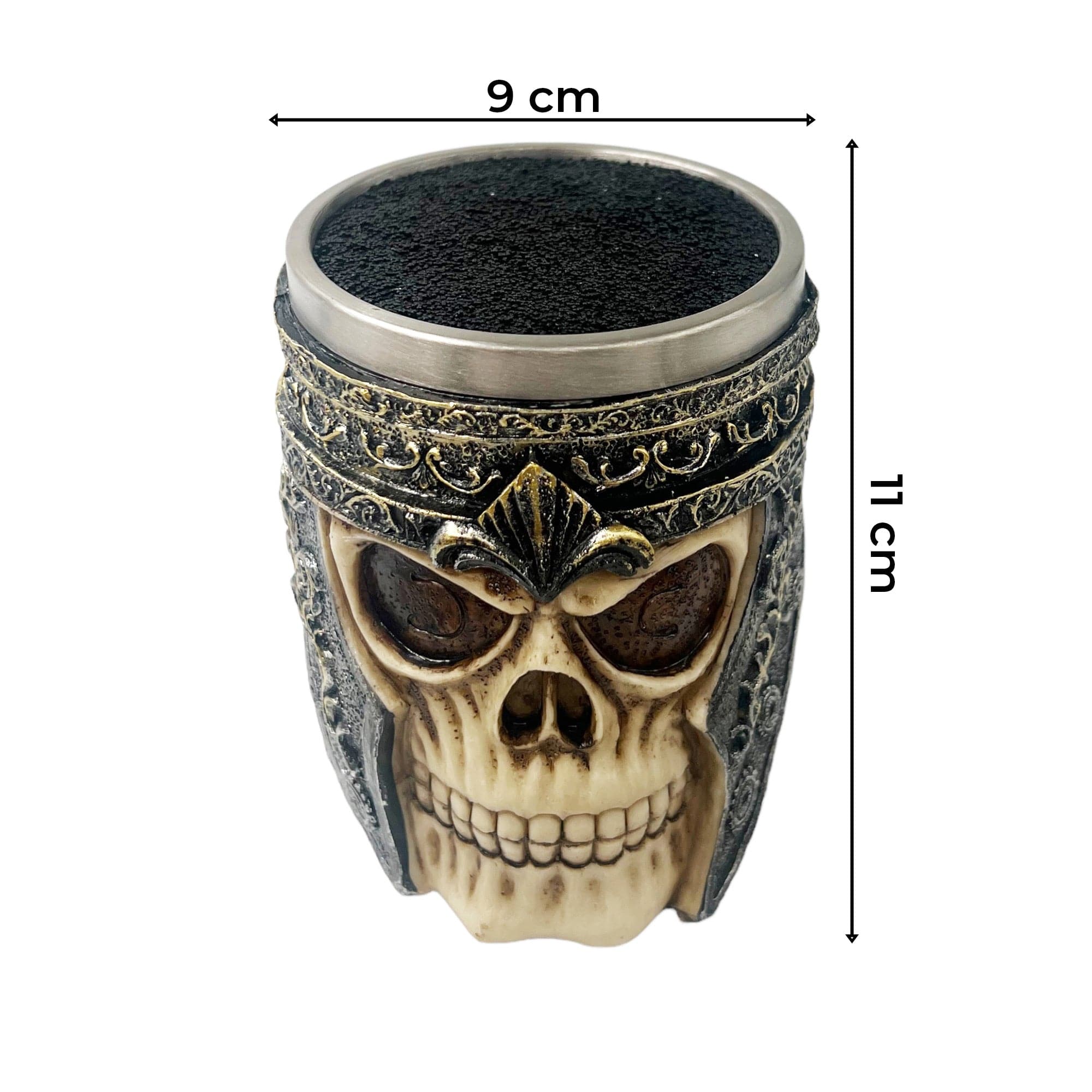 Eson - Scissors Holder Soldier Skull With Bristles