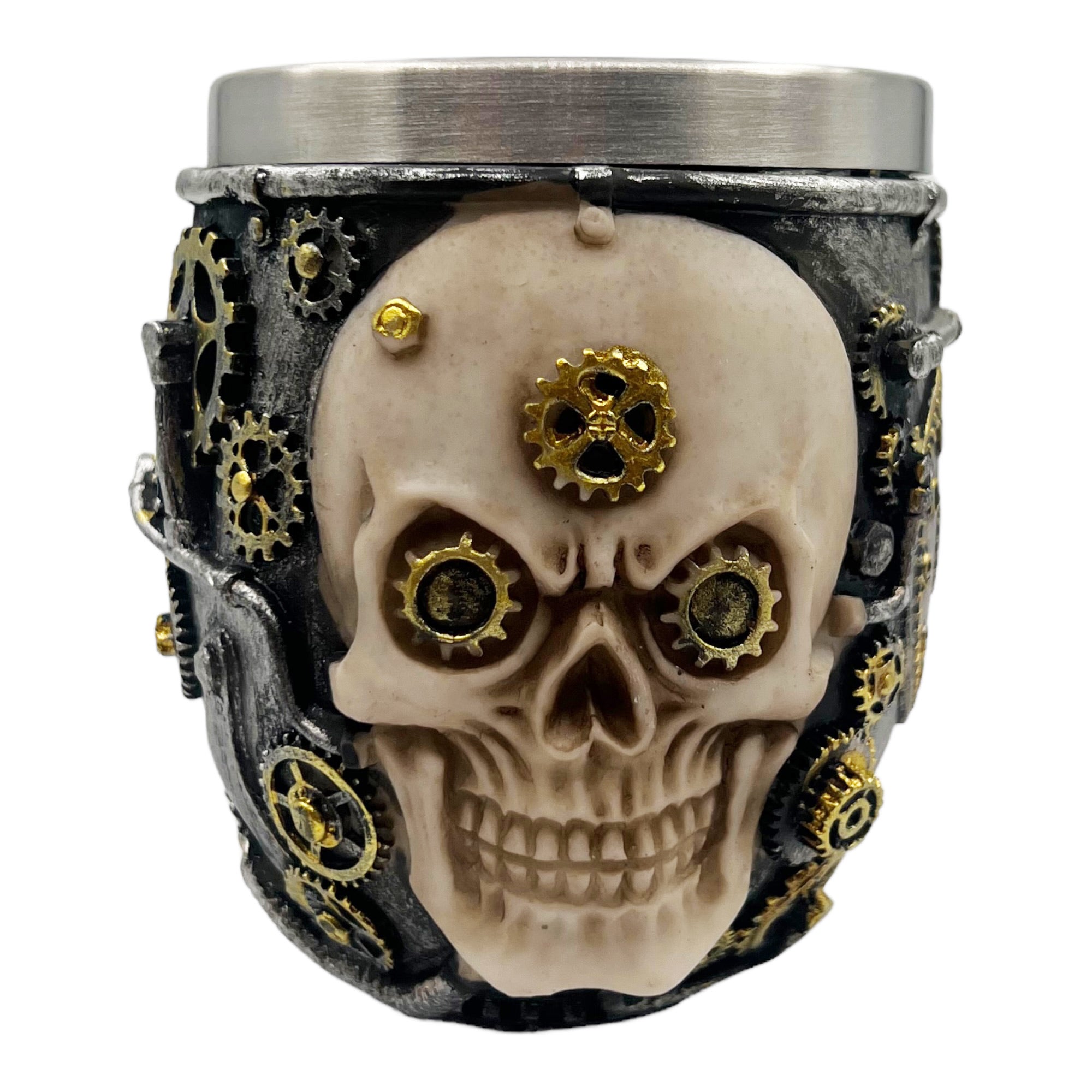 Eson - Shaving Bowl Stainless Steel Skull Collection