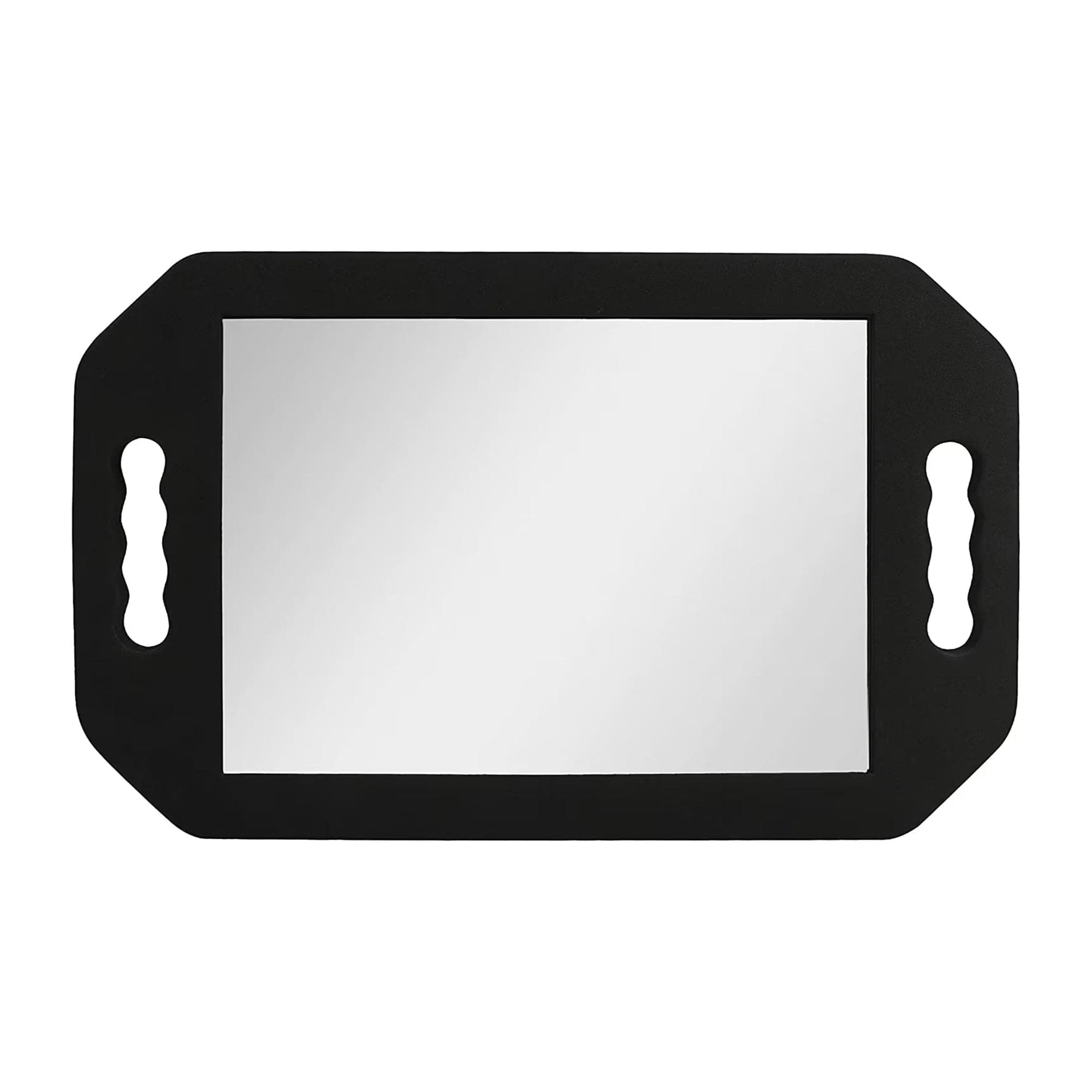 Eson - Two Handed Salon Mirror Foam 40x25cm (Black) - Eson Direct