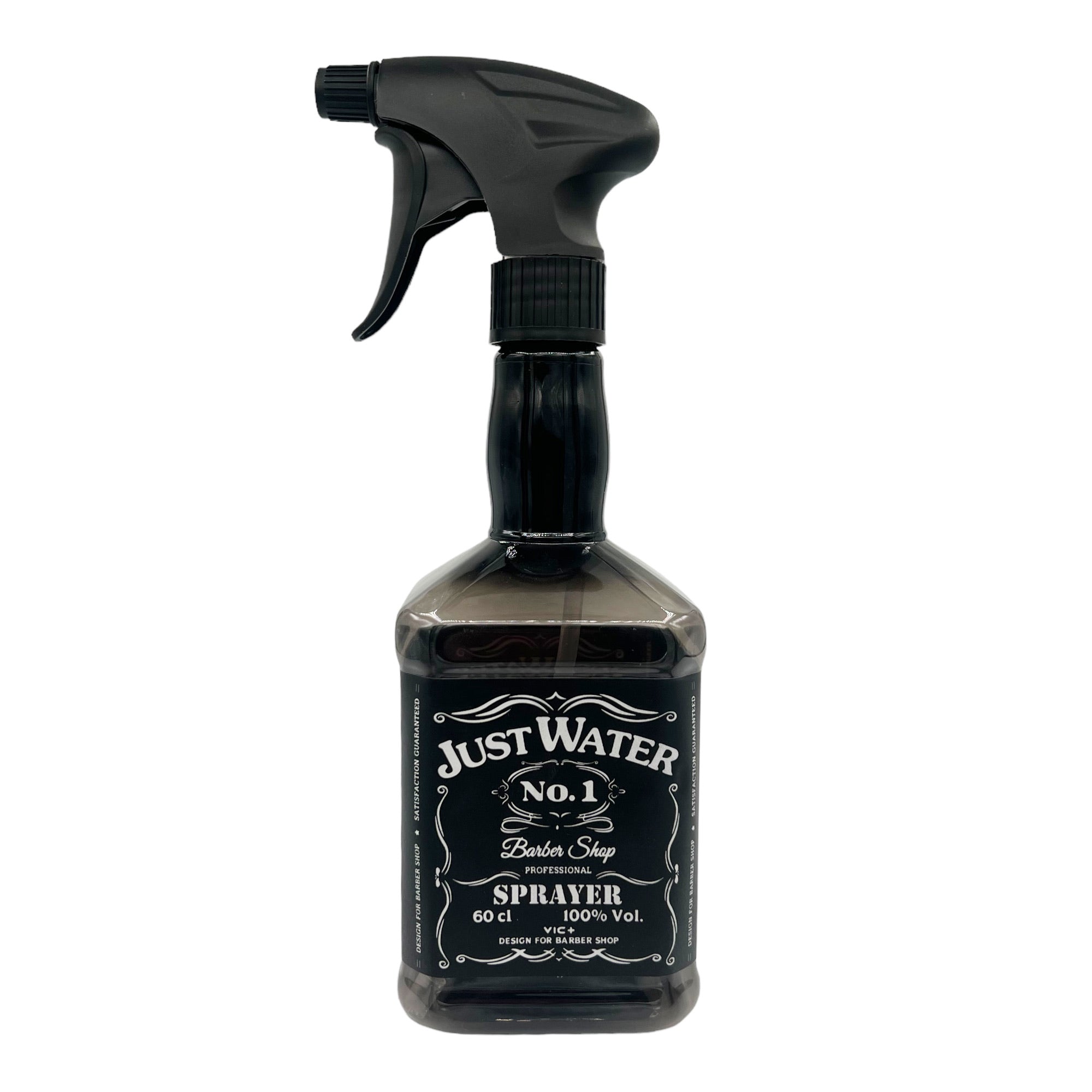 Eson - Water Spray Bottle 600ml Empty Refillable Ultra Fine Mist Sprayer (Black)