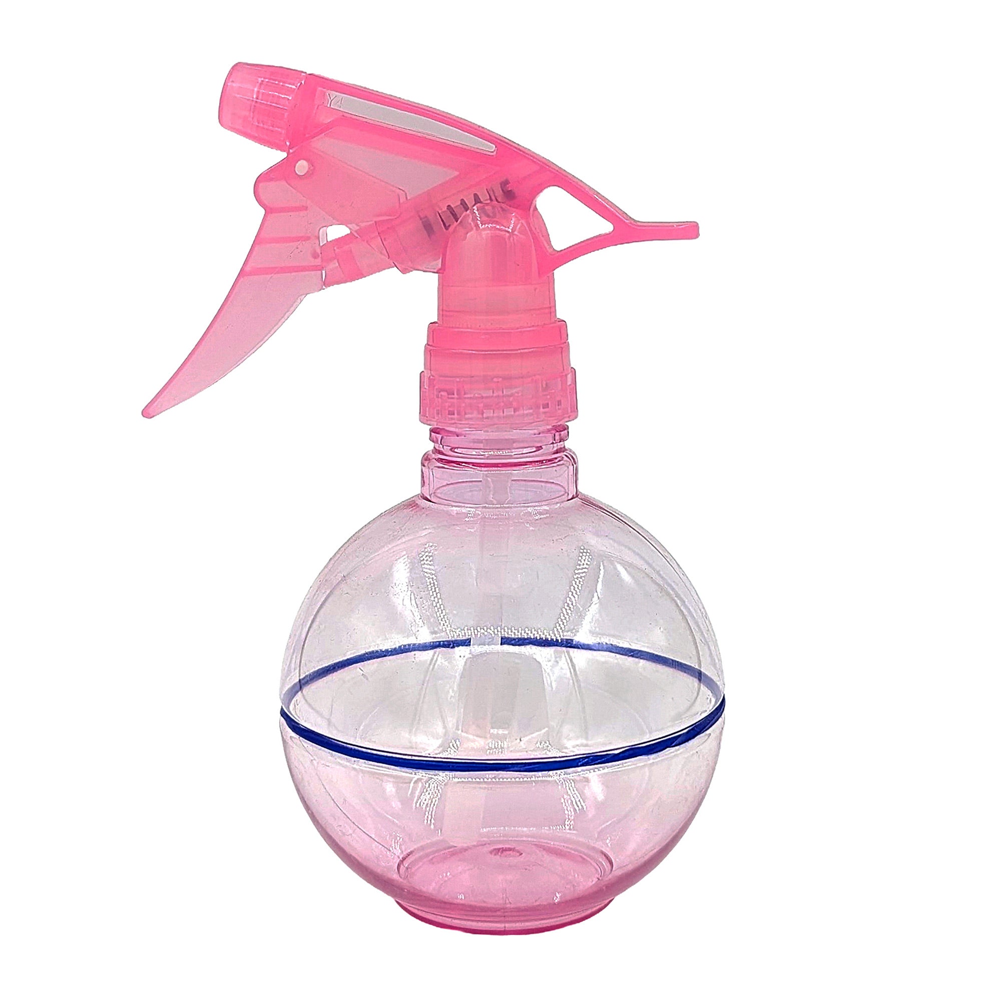 Eson - Water Spray Bottle 300ml Round Empty Refillable Ultra Fine Mist Sprayer (Pink)