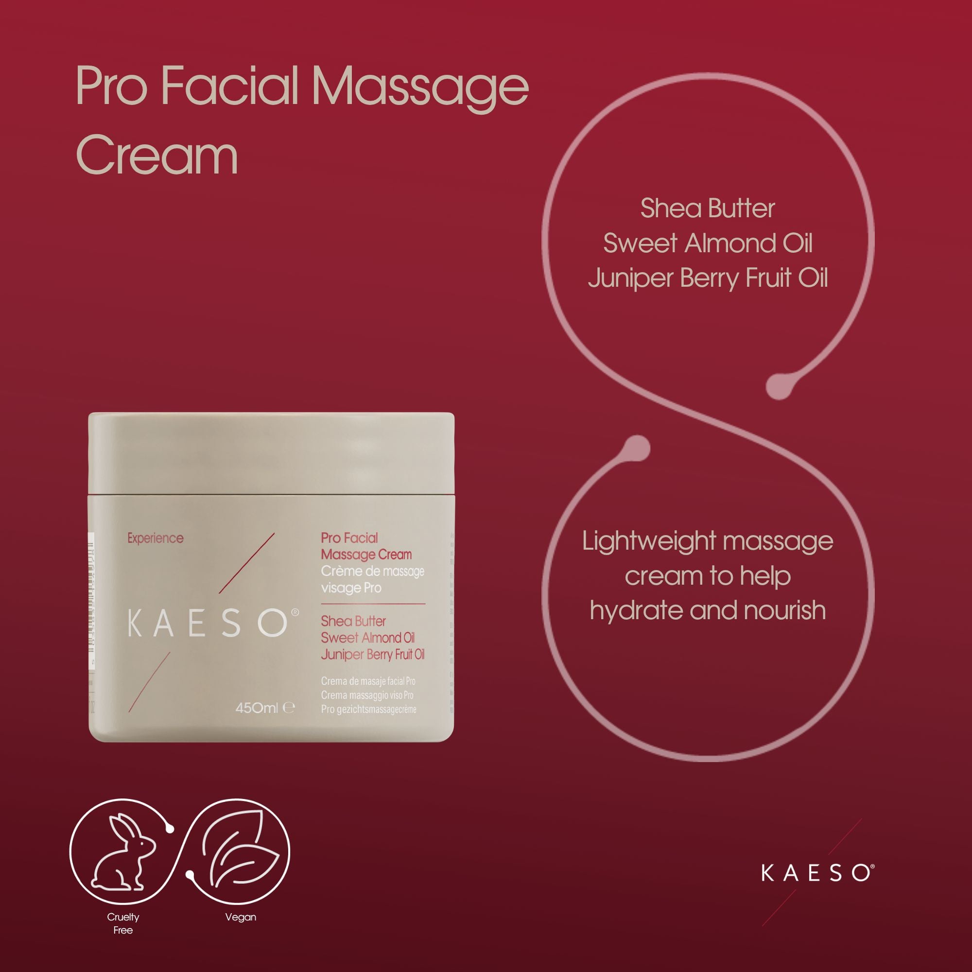 Kaeso - Experience Pro Massage Cream 450ml