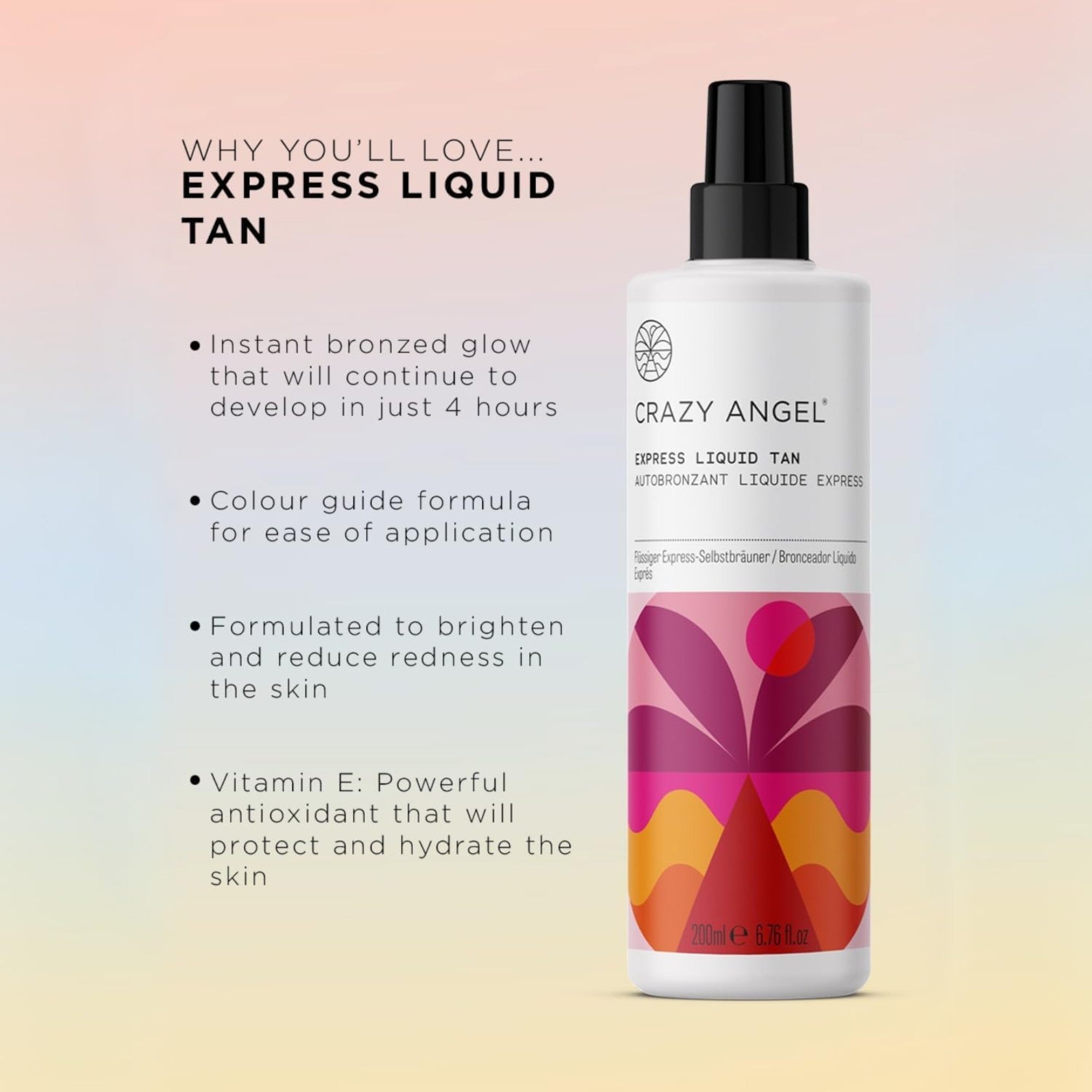 Crazy Angel - Express Liquid Tan 200ml