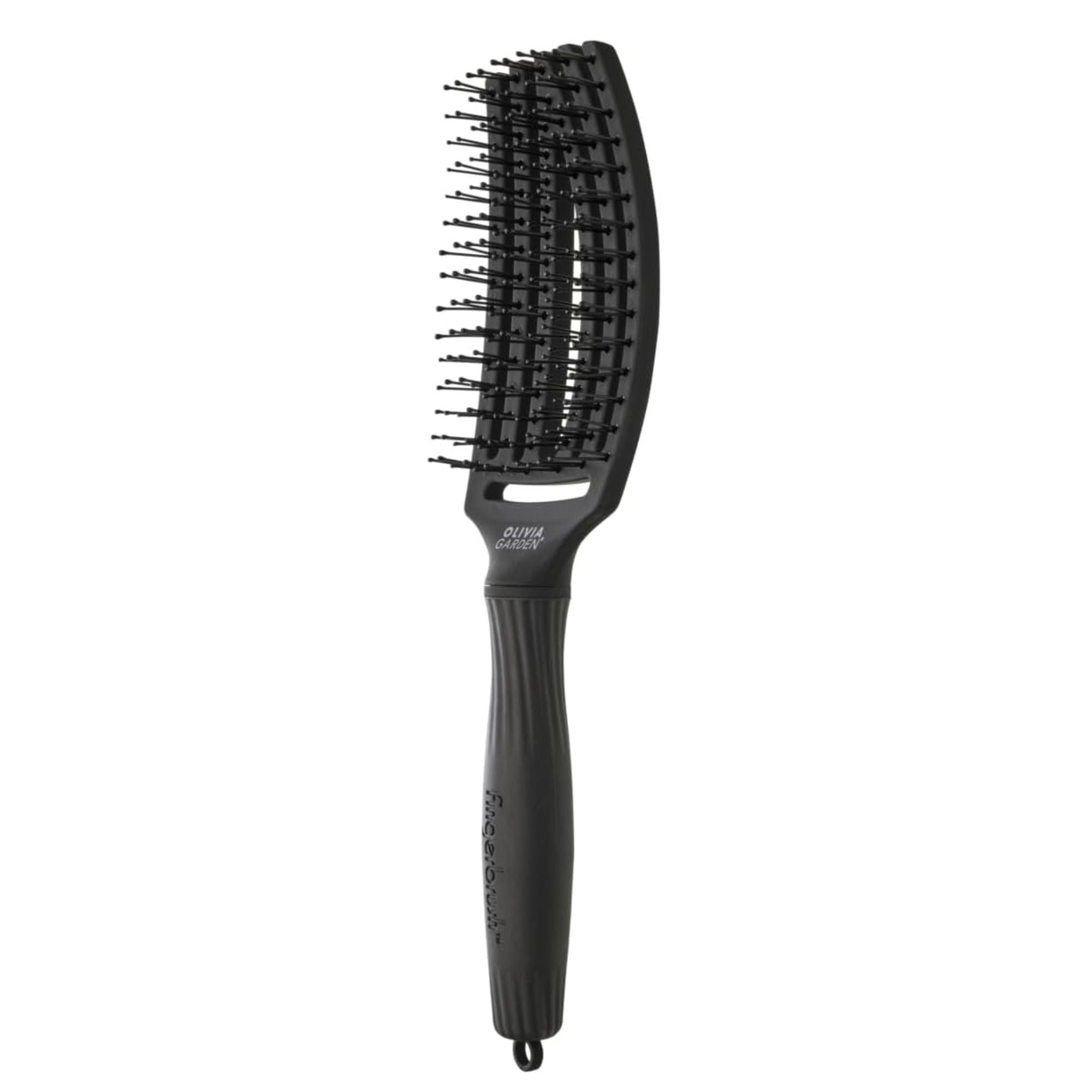 Olivia Garden - Fingerbrush Care Iconic Double Bristles Black