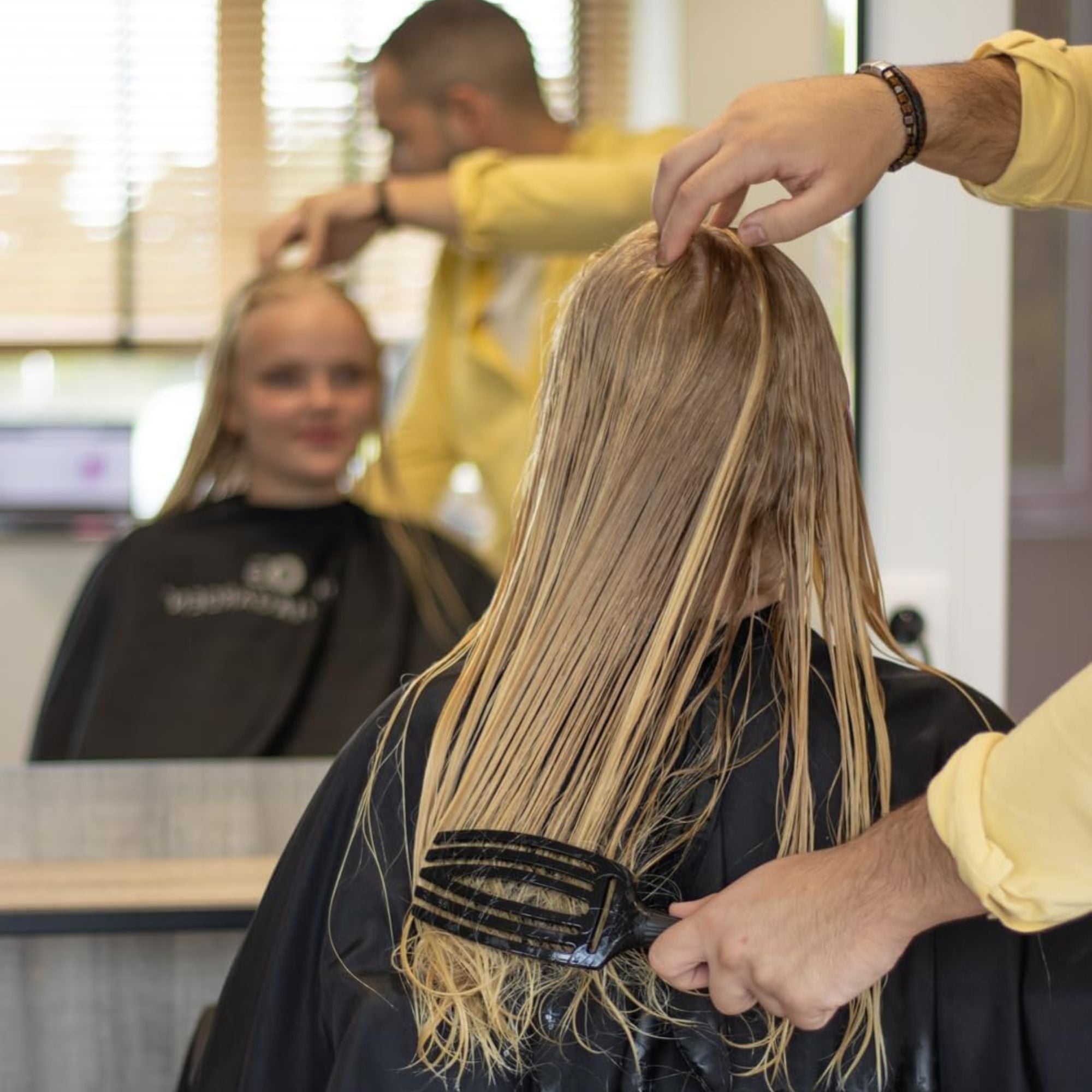 Olivia Garden - Fingerbrush Care Iconic Double Bristles Black