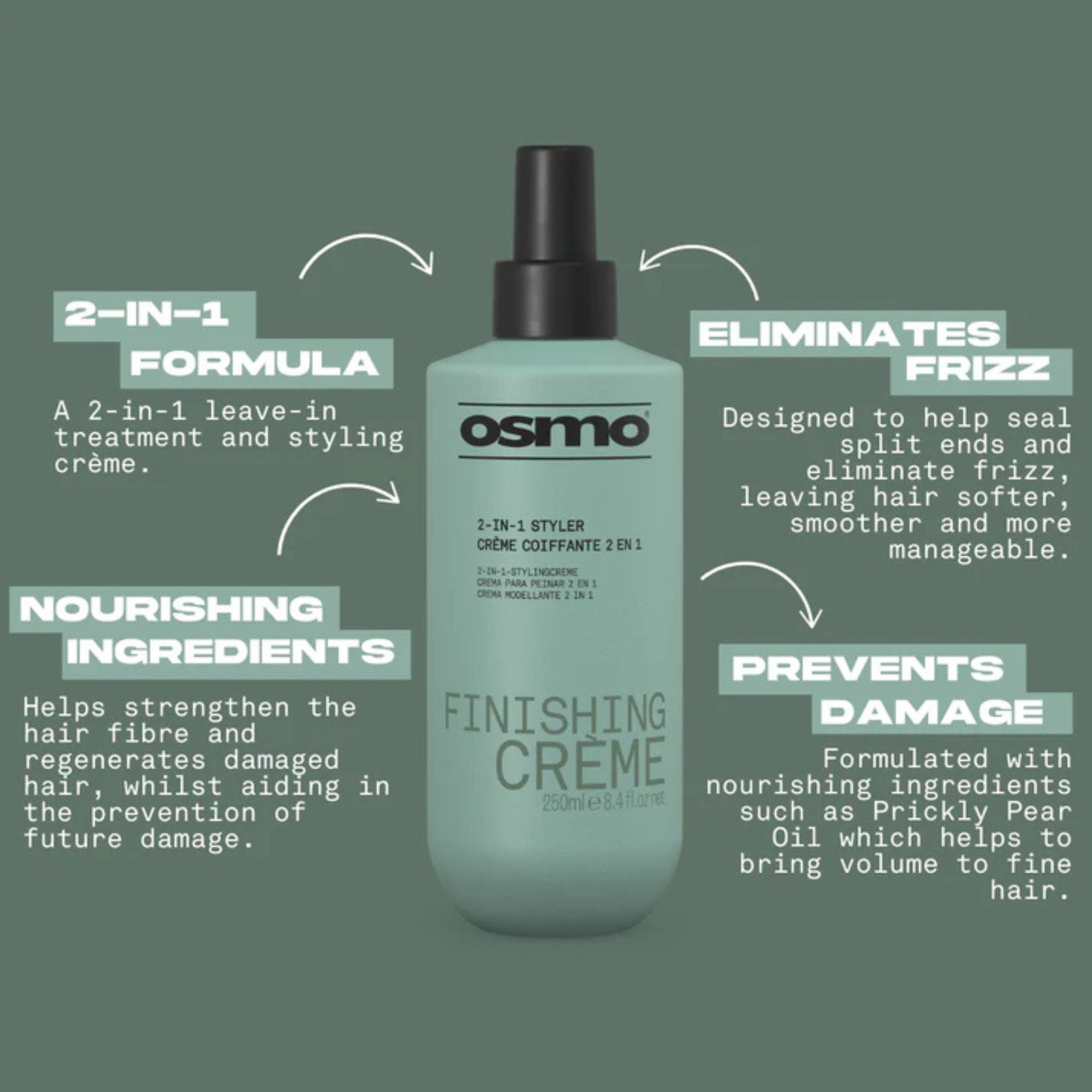 Osmo - Finishing Creme 2-In-1 Styler 250ml