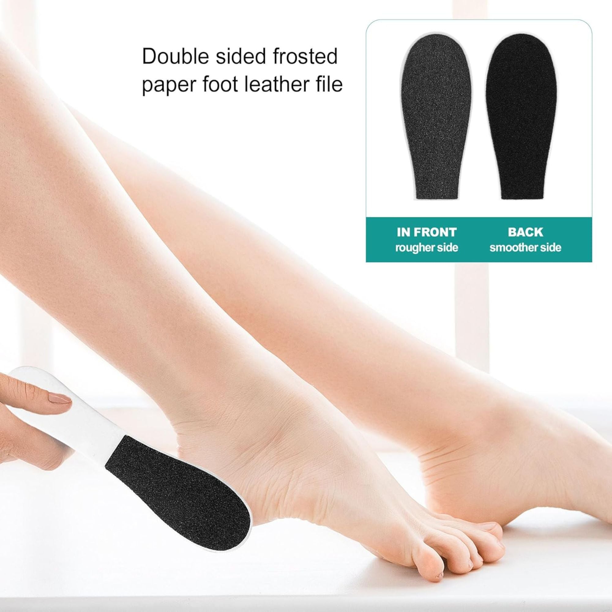 SalonServe - Double-Sided Flat Emery Foot Rasp