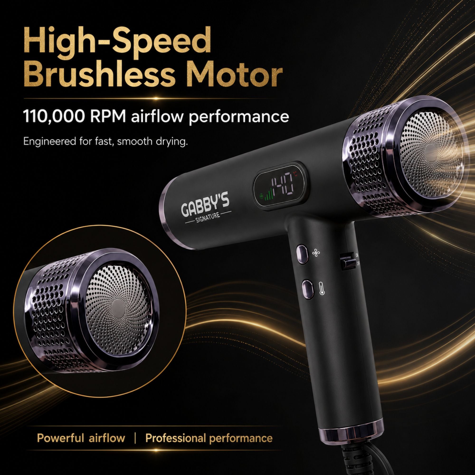 Gabby's Signature - ONXY Professional Hair Dryer