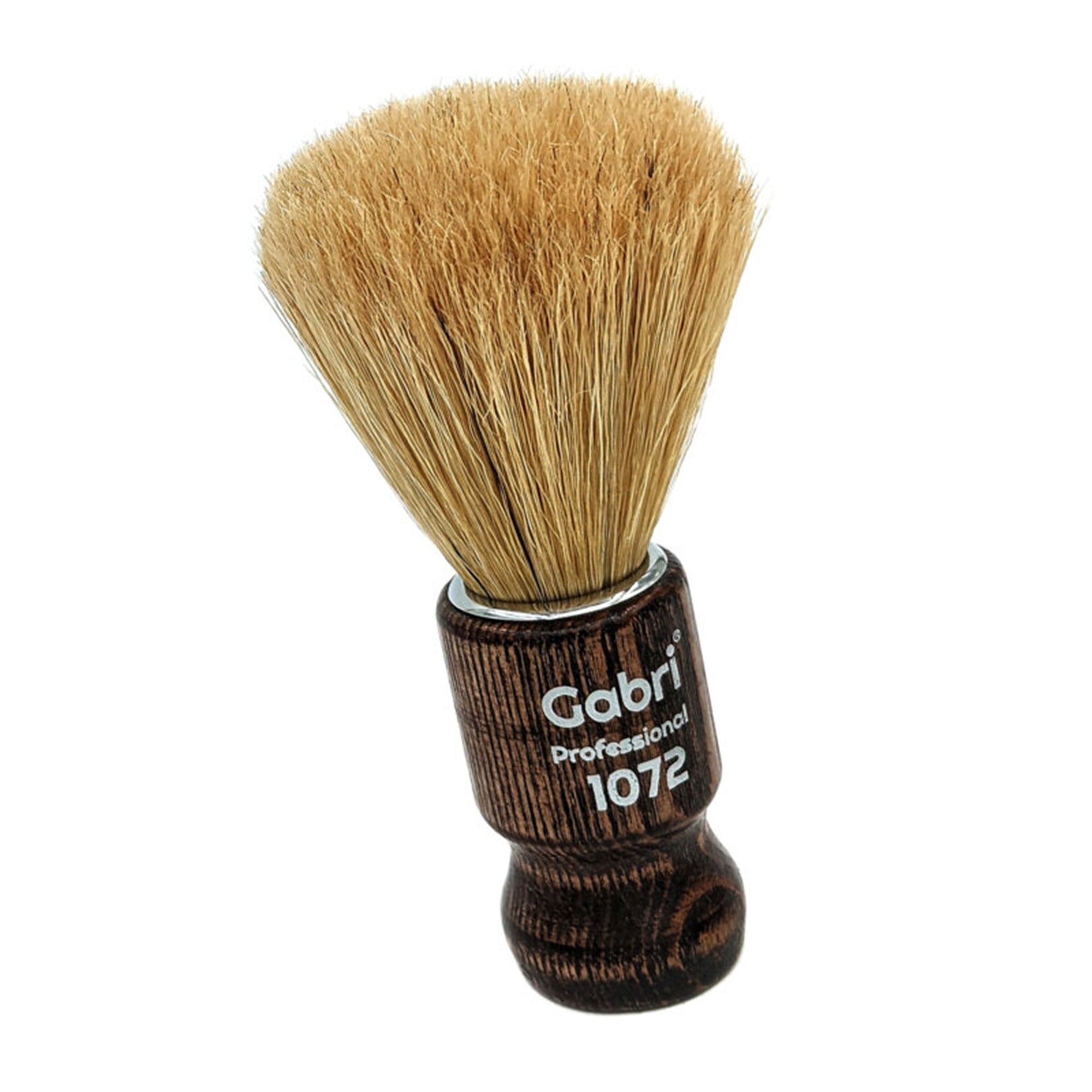 Gabri - Shaving Brush Authentic Dark Wooden Hand Made 1072 12.5cm
