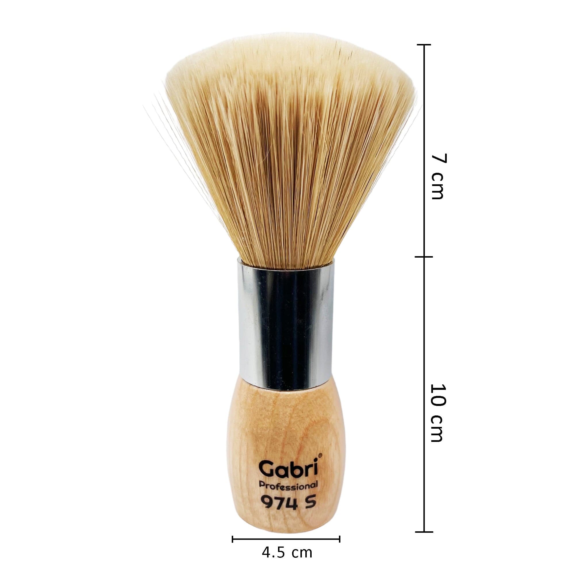 Gabri - Hand Made Neck Brush Authentic Light & Dark Wooden