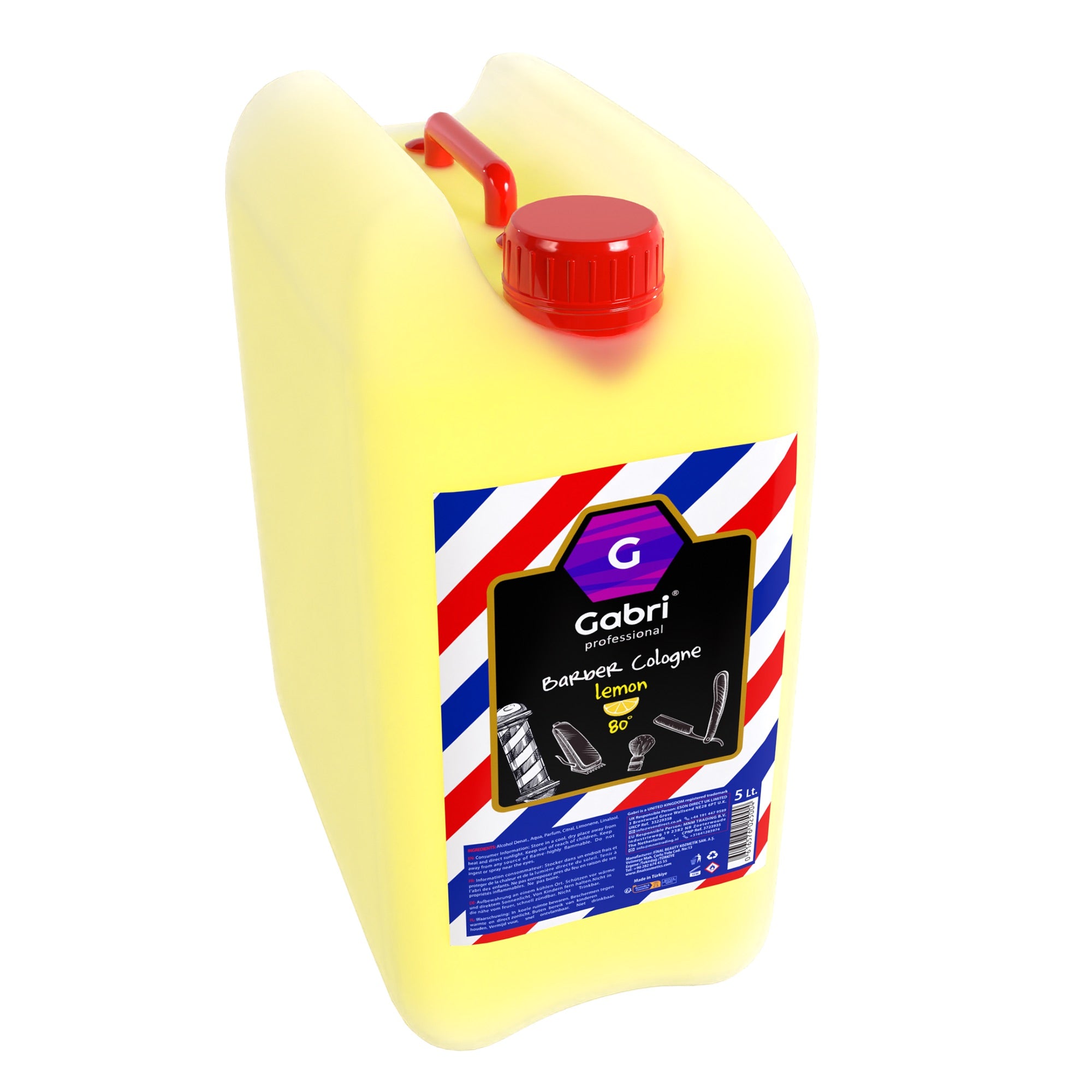 Gabri Professional - After Shave Cologne Lemon 5L