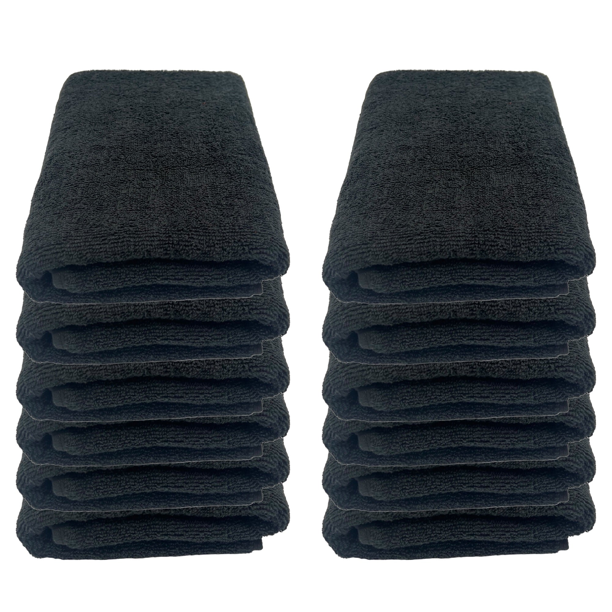 Gabri - Barber Hair Towel Black 100% Cotton 85x50cm (12pcs)