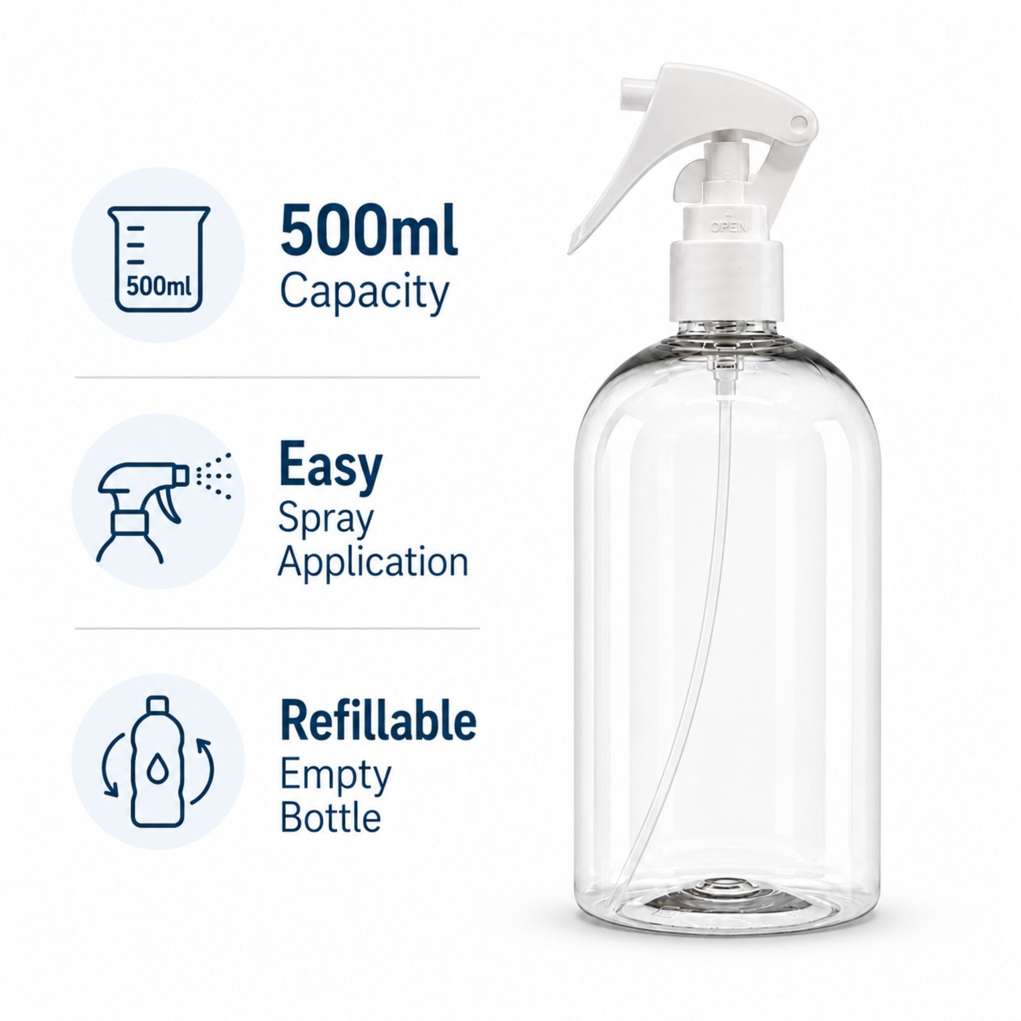 Gabri - Clear Bottle & Spray 500ml