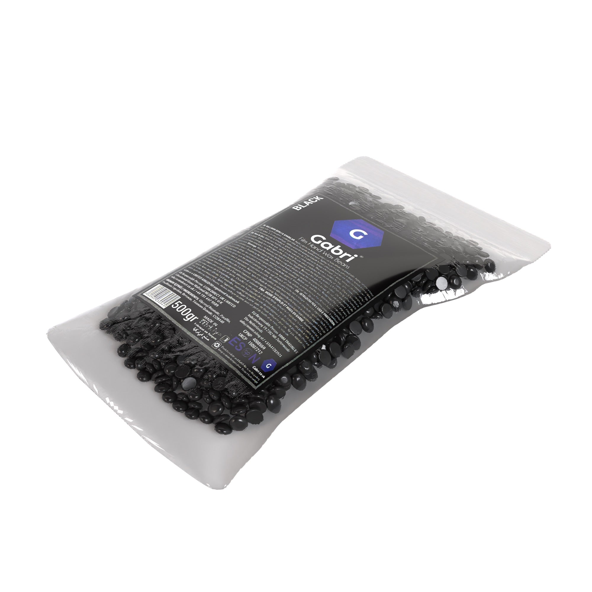 Gabri Professional - Film Hand Wax Beads Black 500g