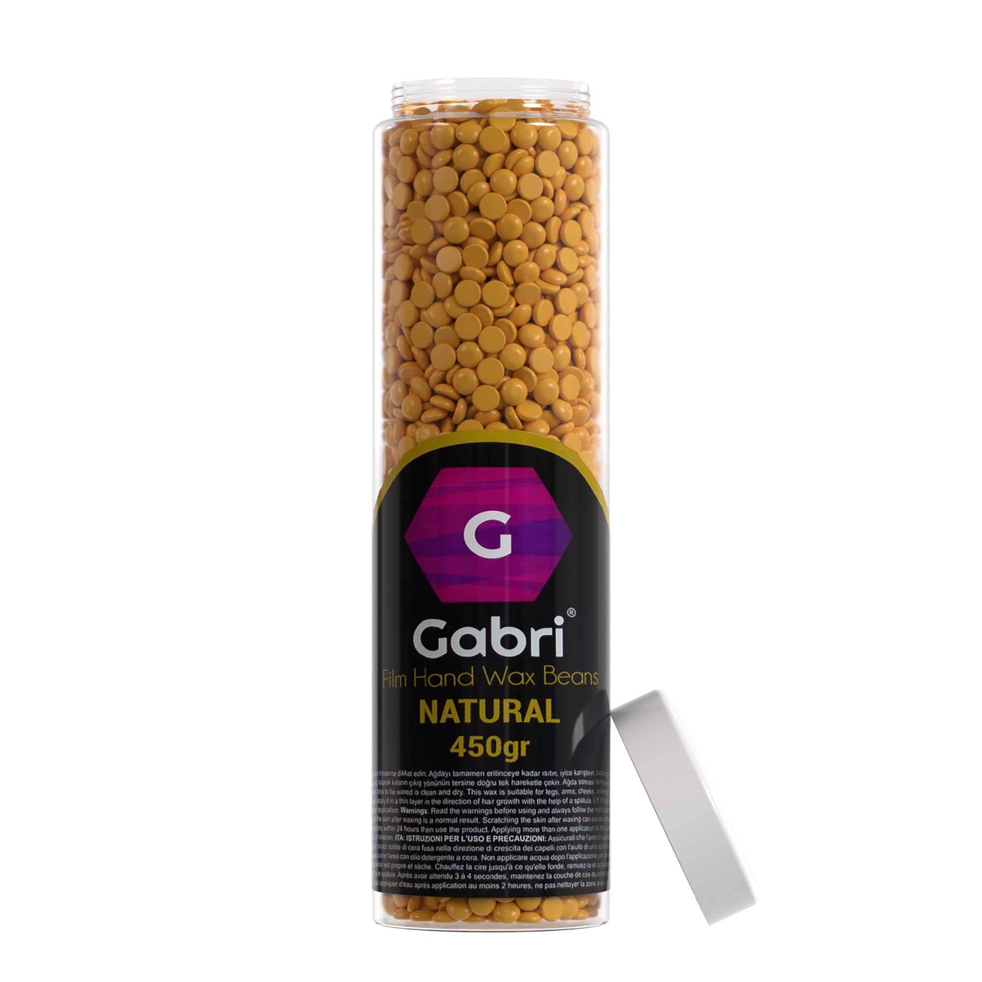 Gabri Professional - Film Hand Mask Wax Beads Natural 450g