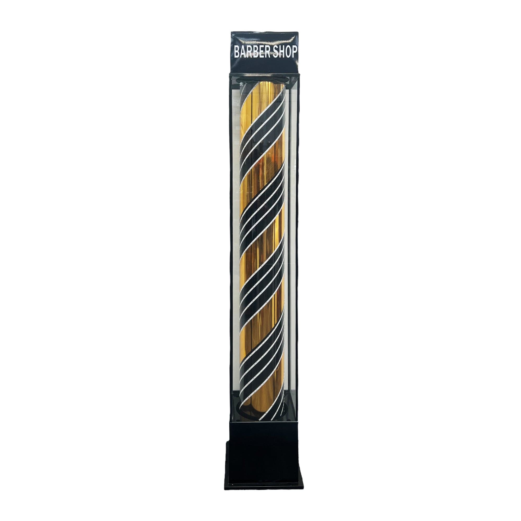 Gabri - Floor Barber Pole Lantern Style Digital Led Light 2.3m