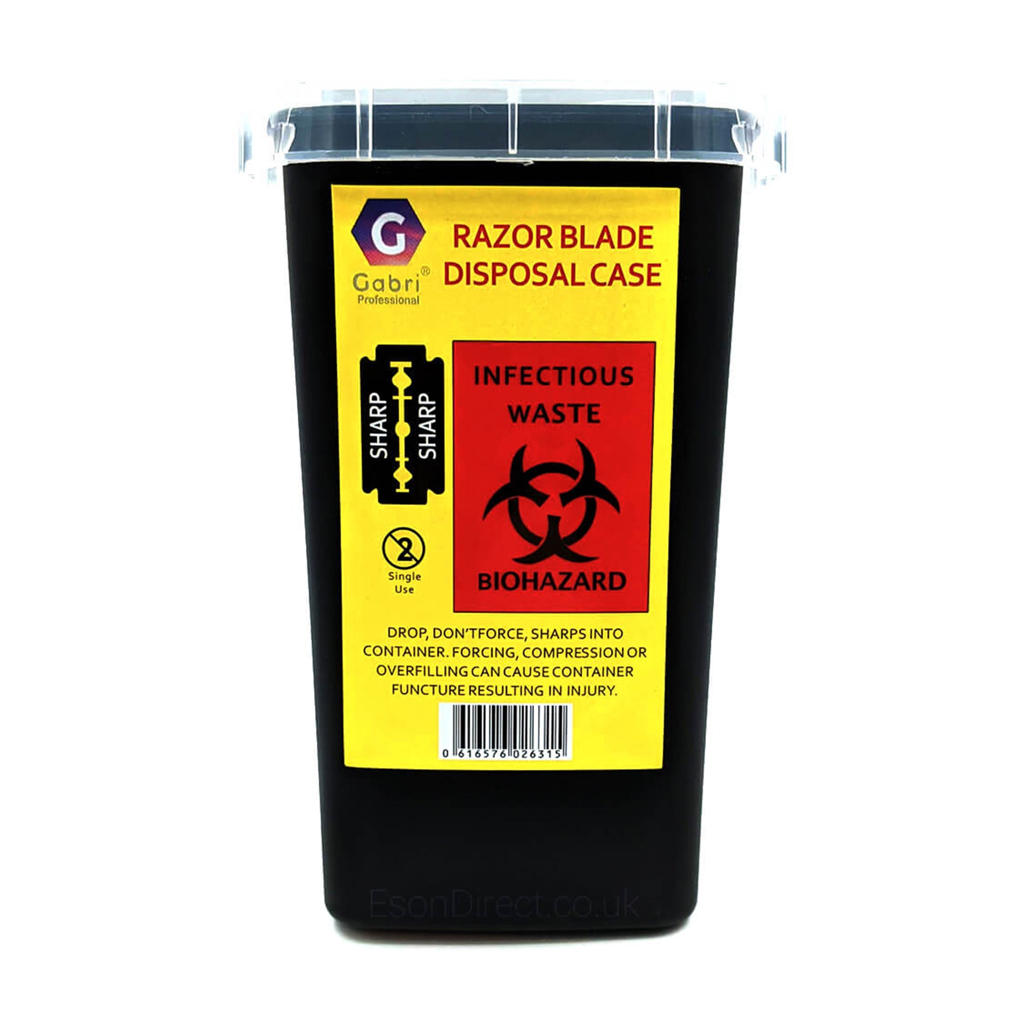 Gabri - Razor Blade Disposal Bin Case (Black)