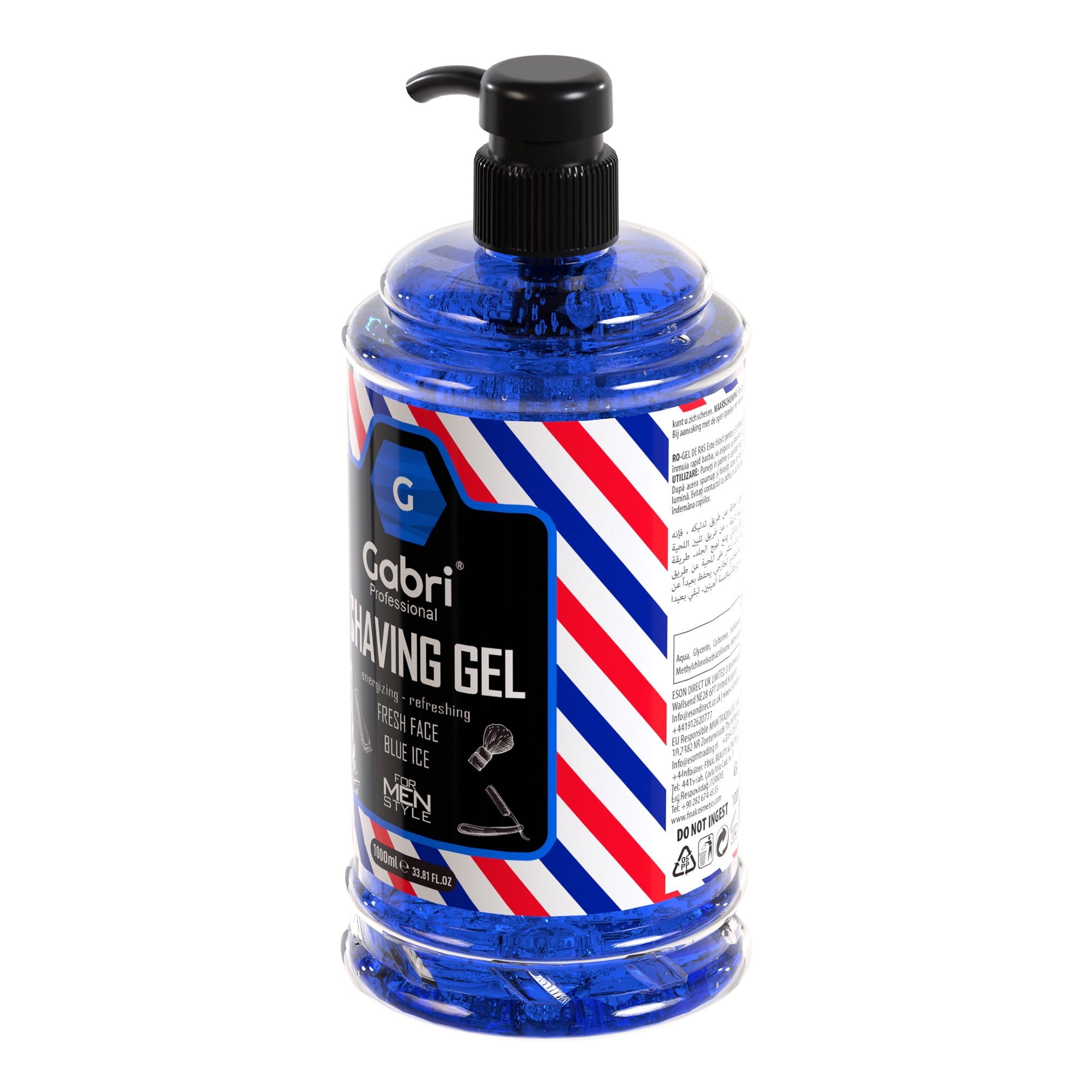 Gabri Professional - Shaving Gel Fresh Face Blue Ice 1000ml
