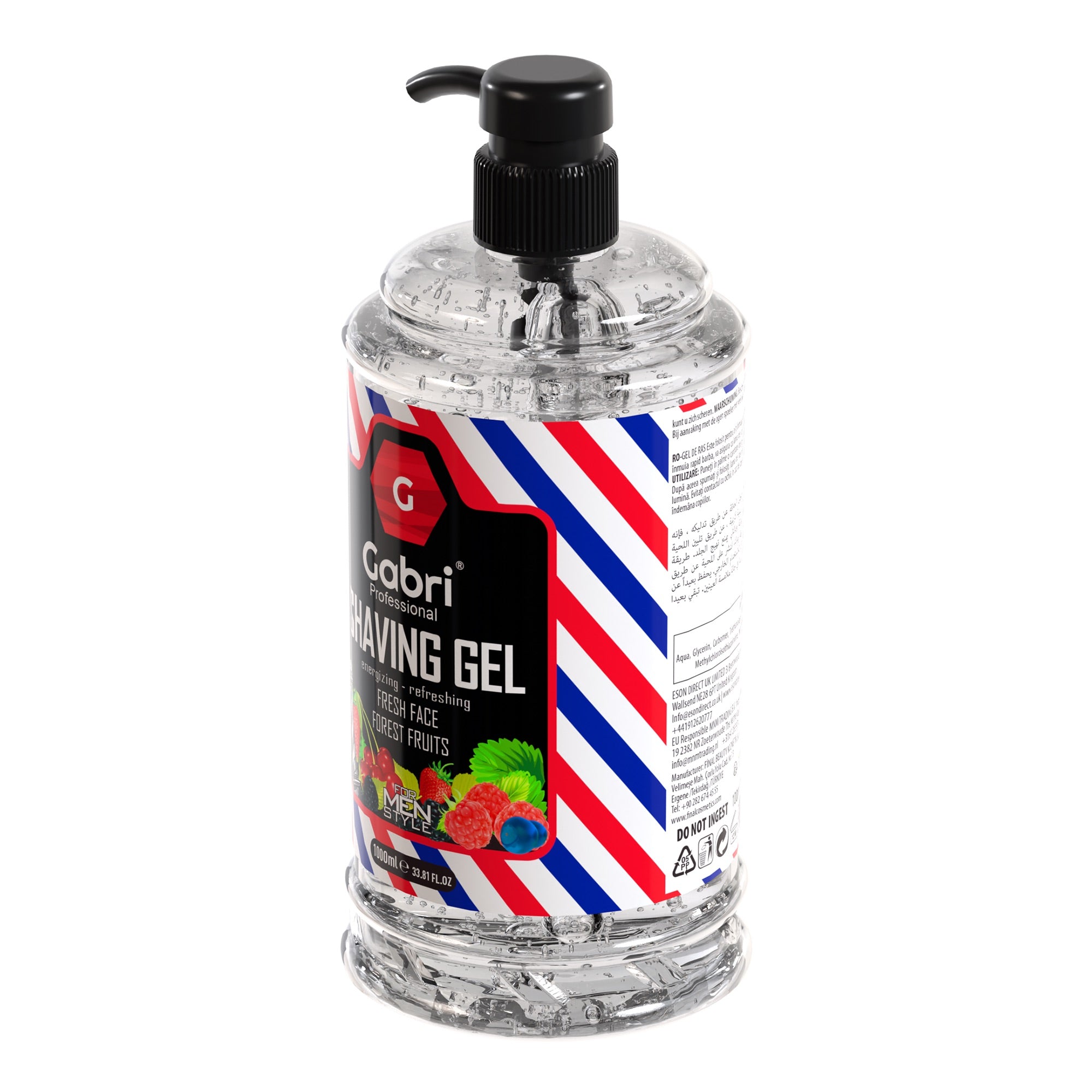Gabri Professional - Shaving Gel Fresh Face Forest Fruits 1000ml