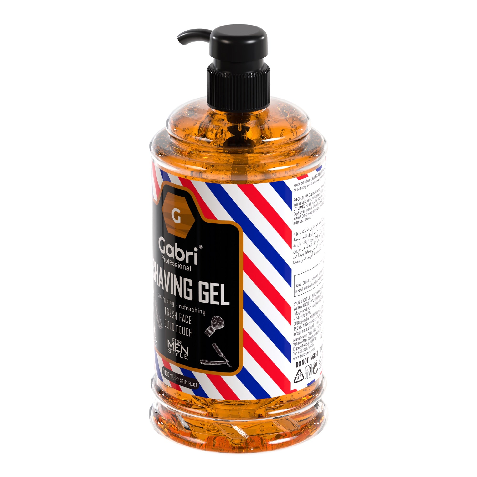 Gabri Professional - Shaving Gel Fresh Face Gold Touch 1000ml