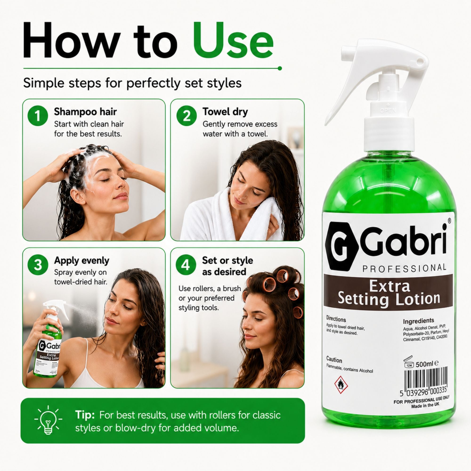 Gabri Professional - Extra Setting Lotion 500ml