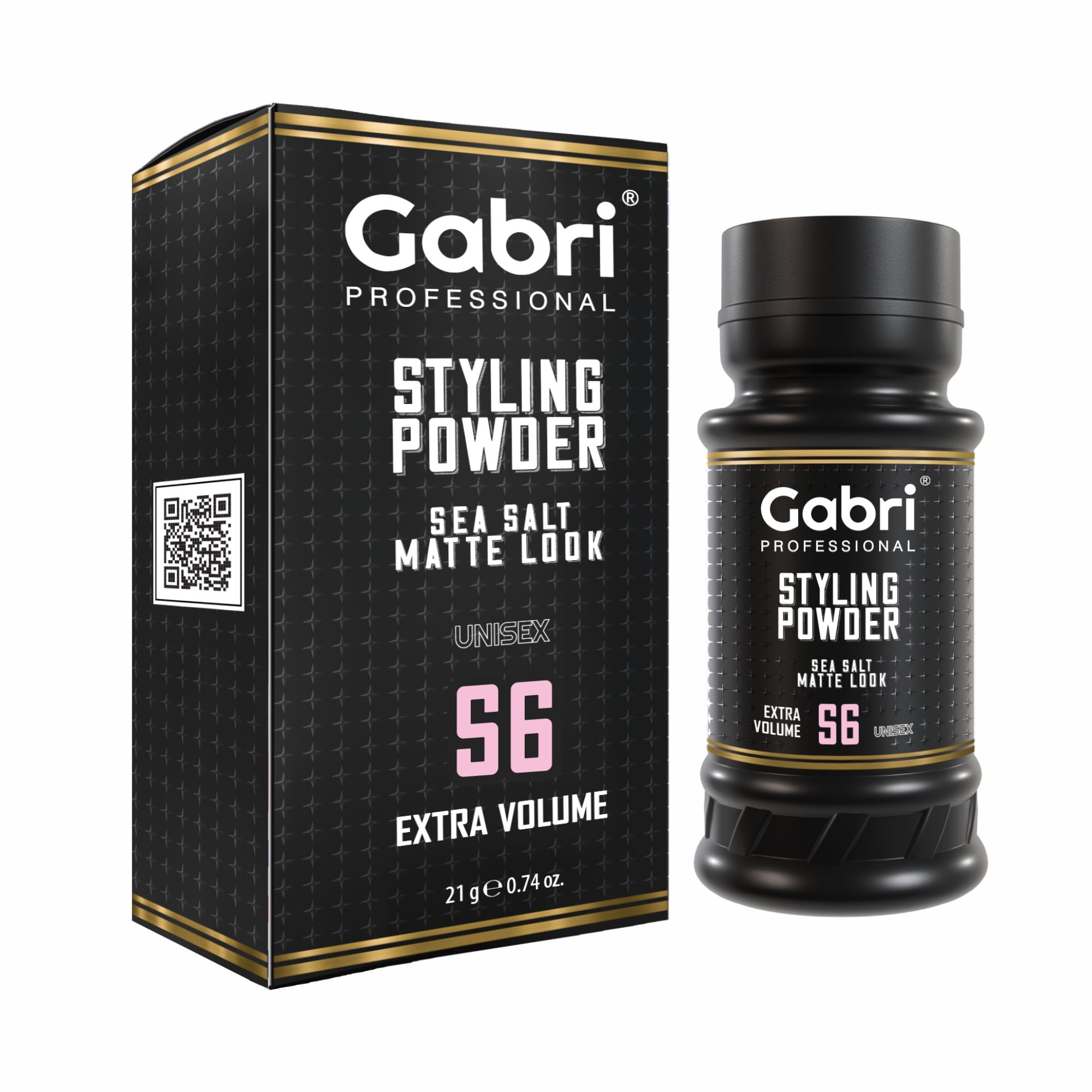 Gabri Professional - Hair Styling Powder Sea Salt Matte Look S6 Extra Volume 21g