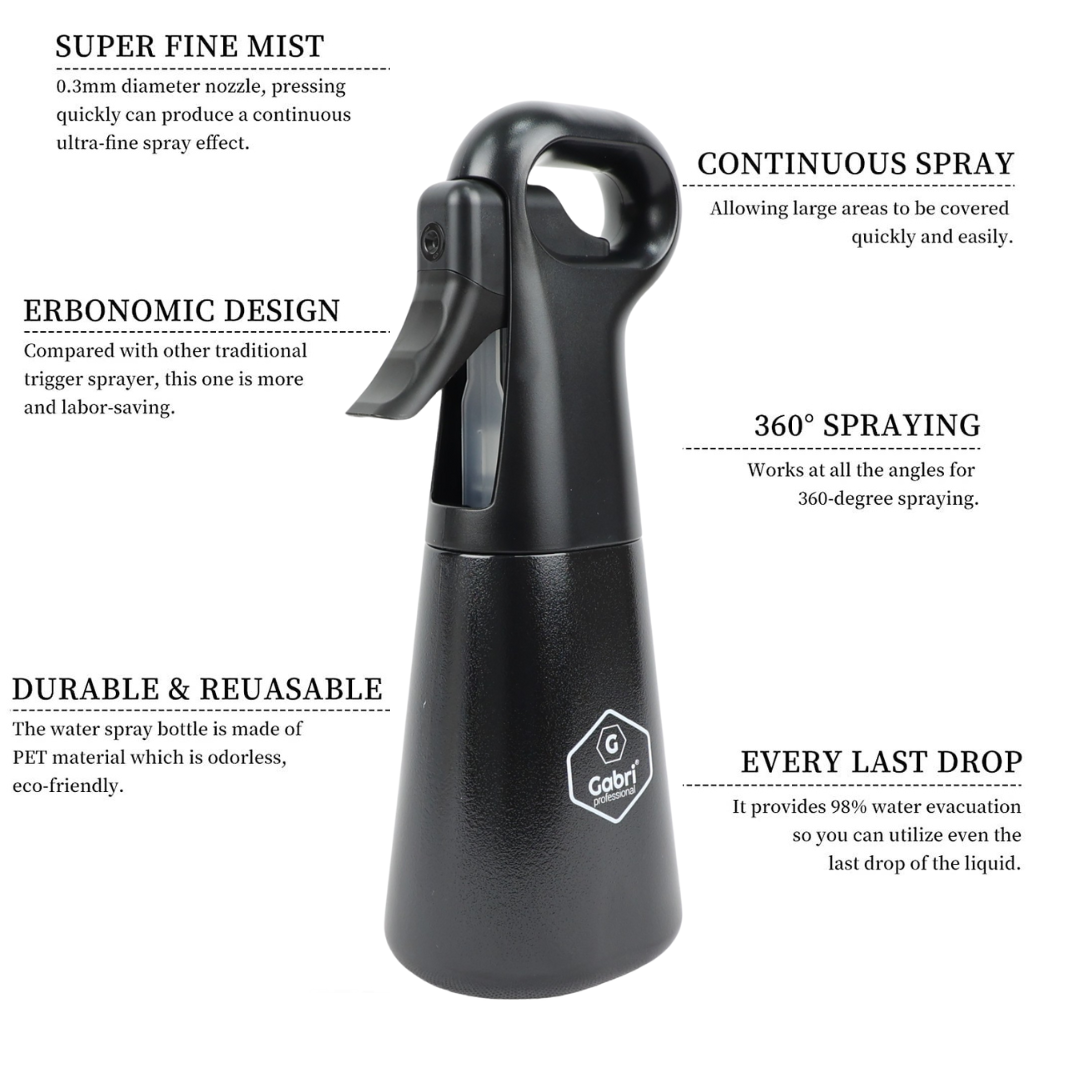 Gabri - Water Spray Bottle Extreme Mist 300ml
