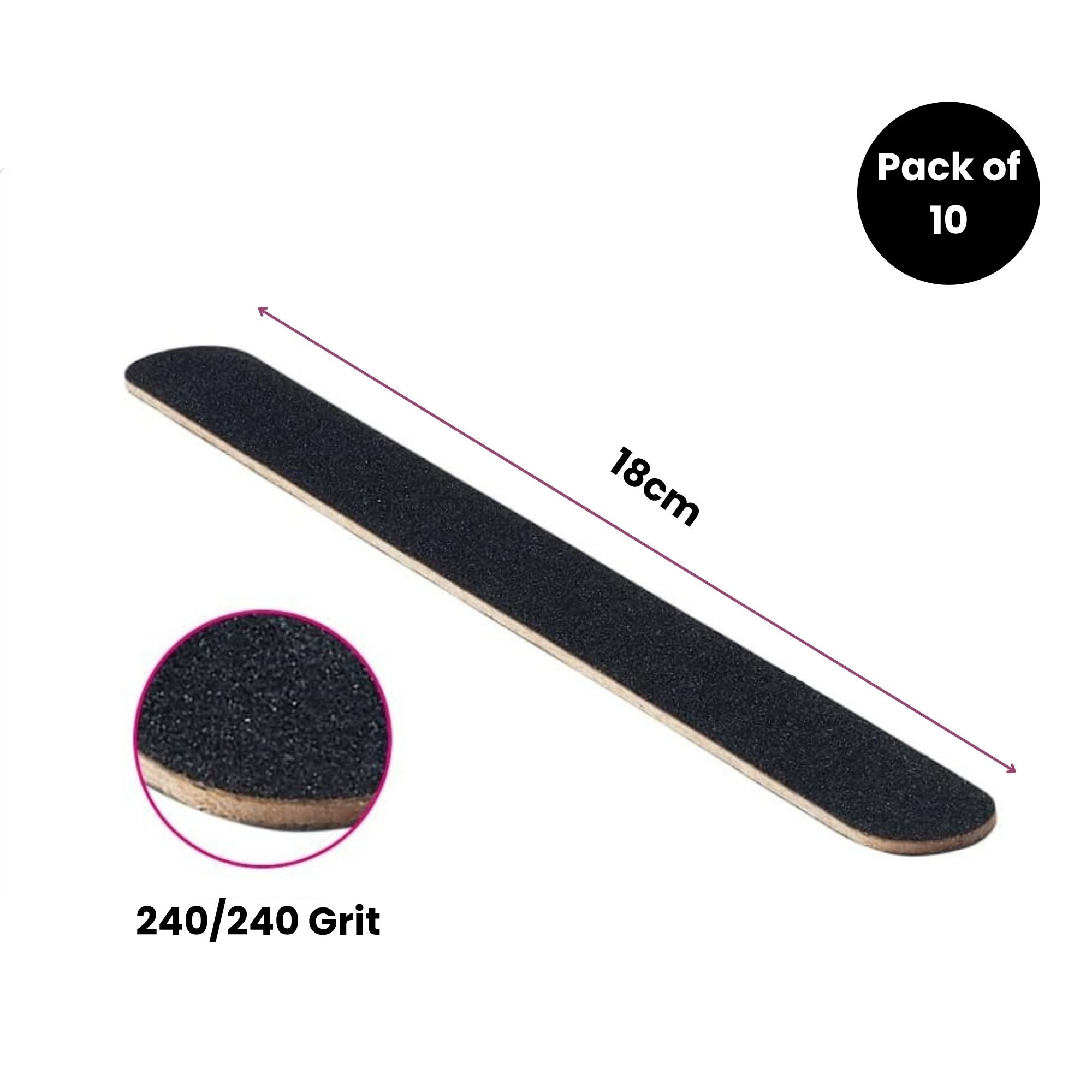 Gelluv - Emery Boards Black (Pack of 10)