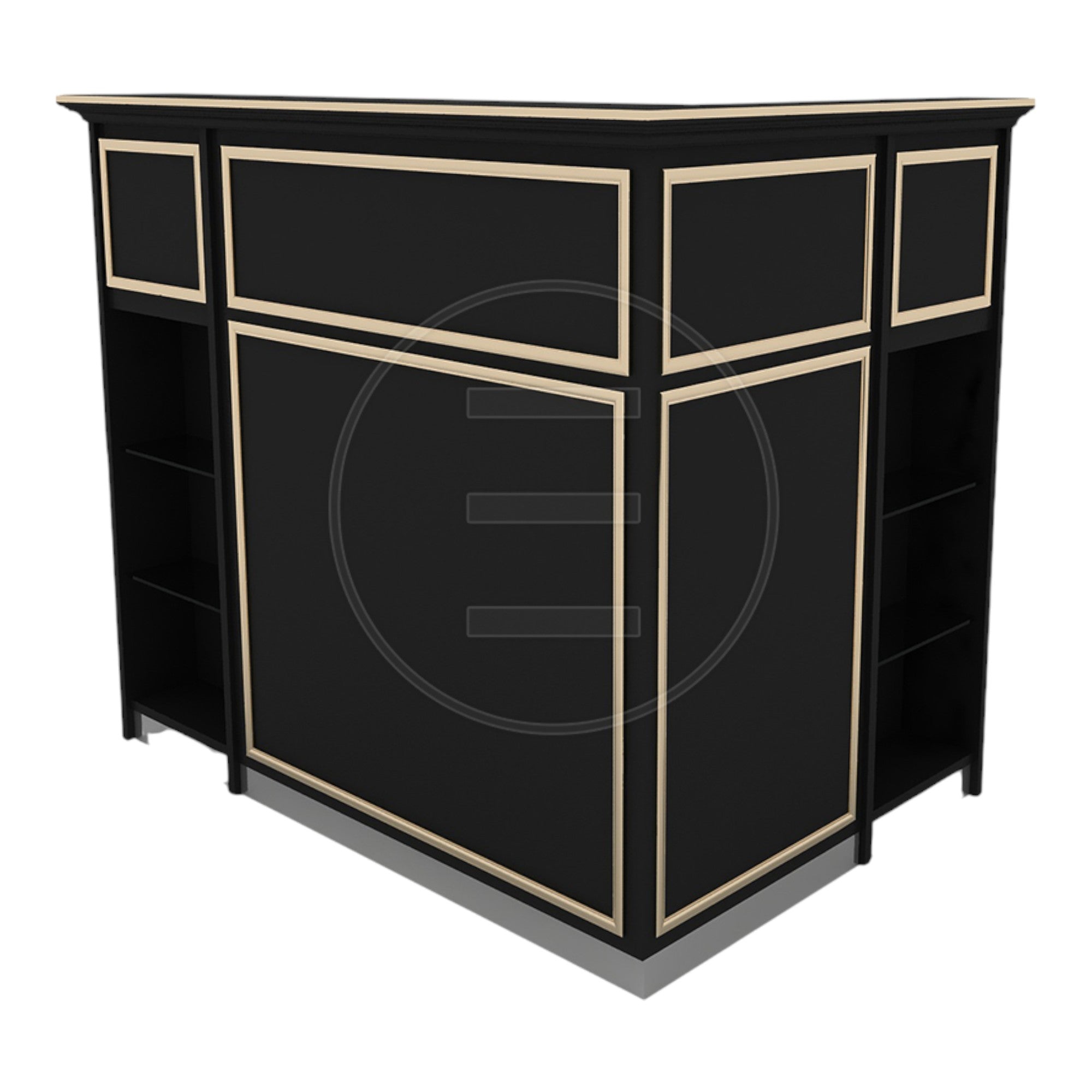 Alpeda - Golden Reception Desk