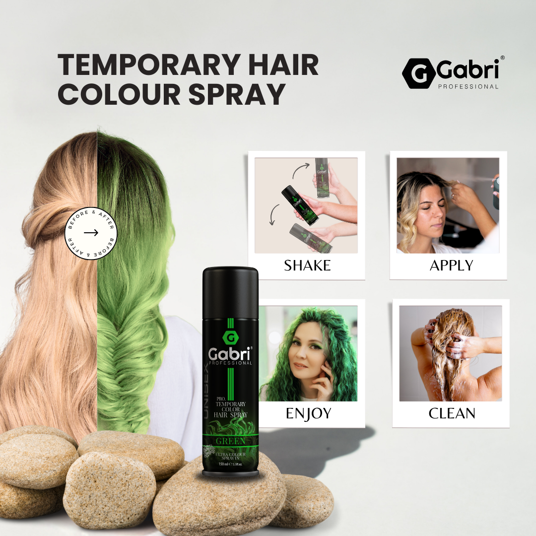 Gabri Professional - Pro Temporary Hair Colour Shimmer Spray 150ml