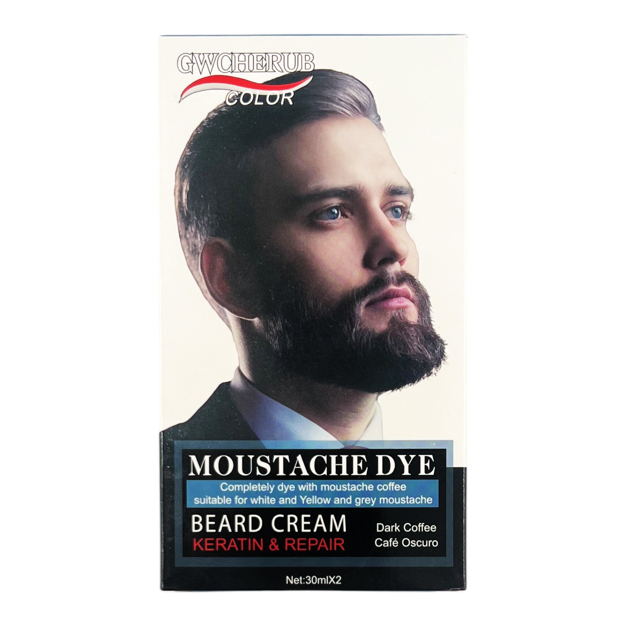 Gwcherub - Moustache Dye (Dark Coffee) 2x30ml